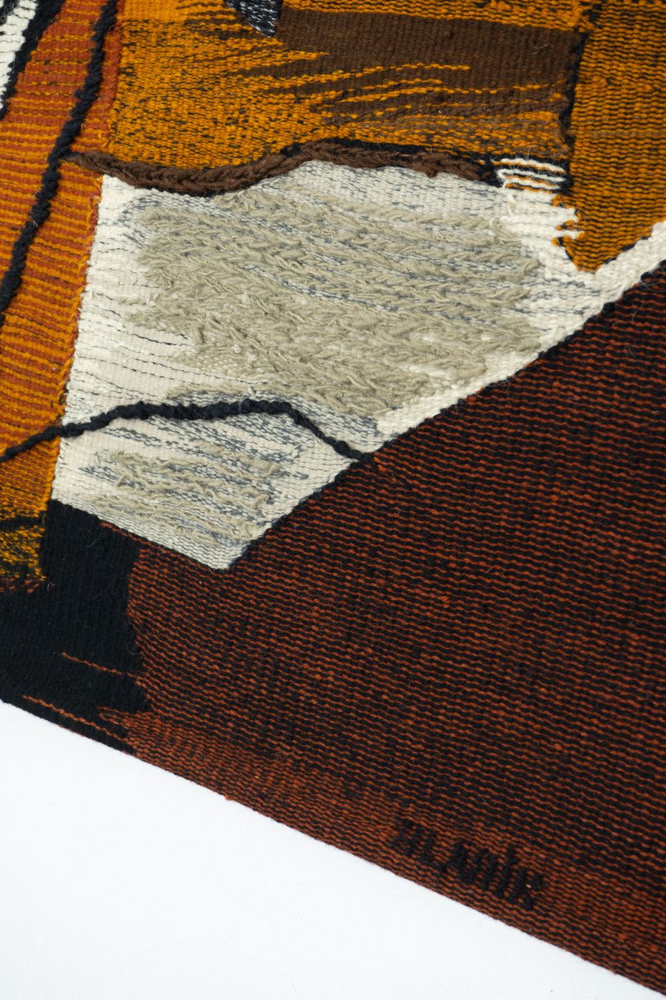 photo for sale Jan Hladik Woolen Tapestry – Czechoslovakia, 1980s