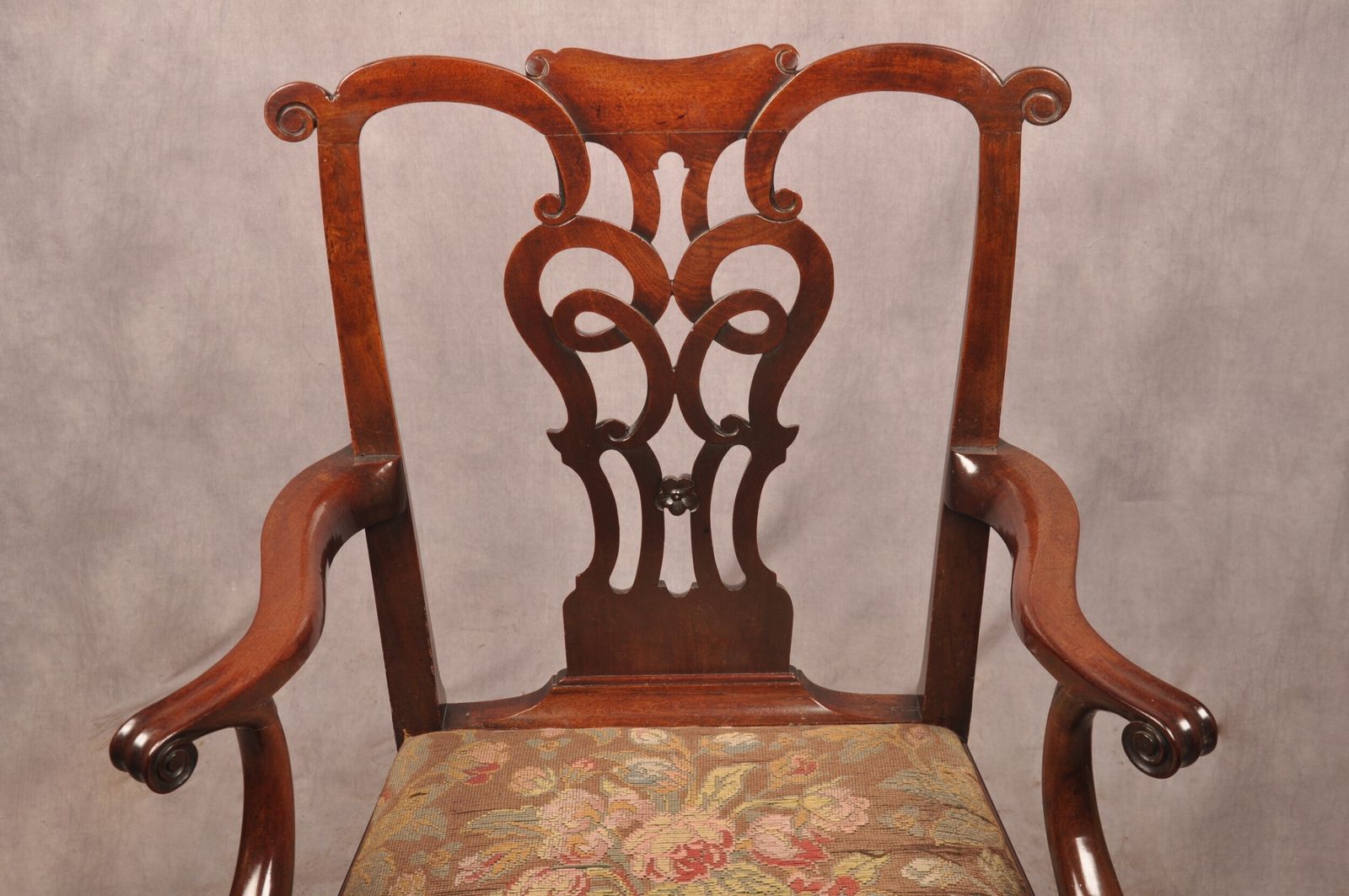 Fine 18th Century Irish Mahogany Armchair photo buy