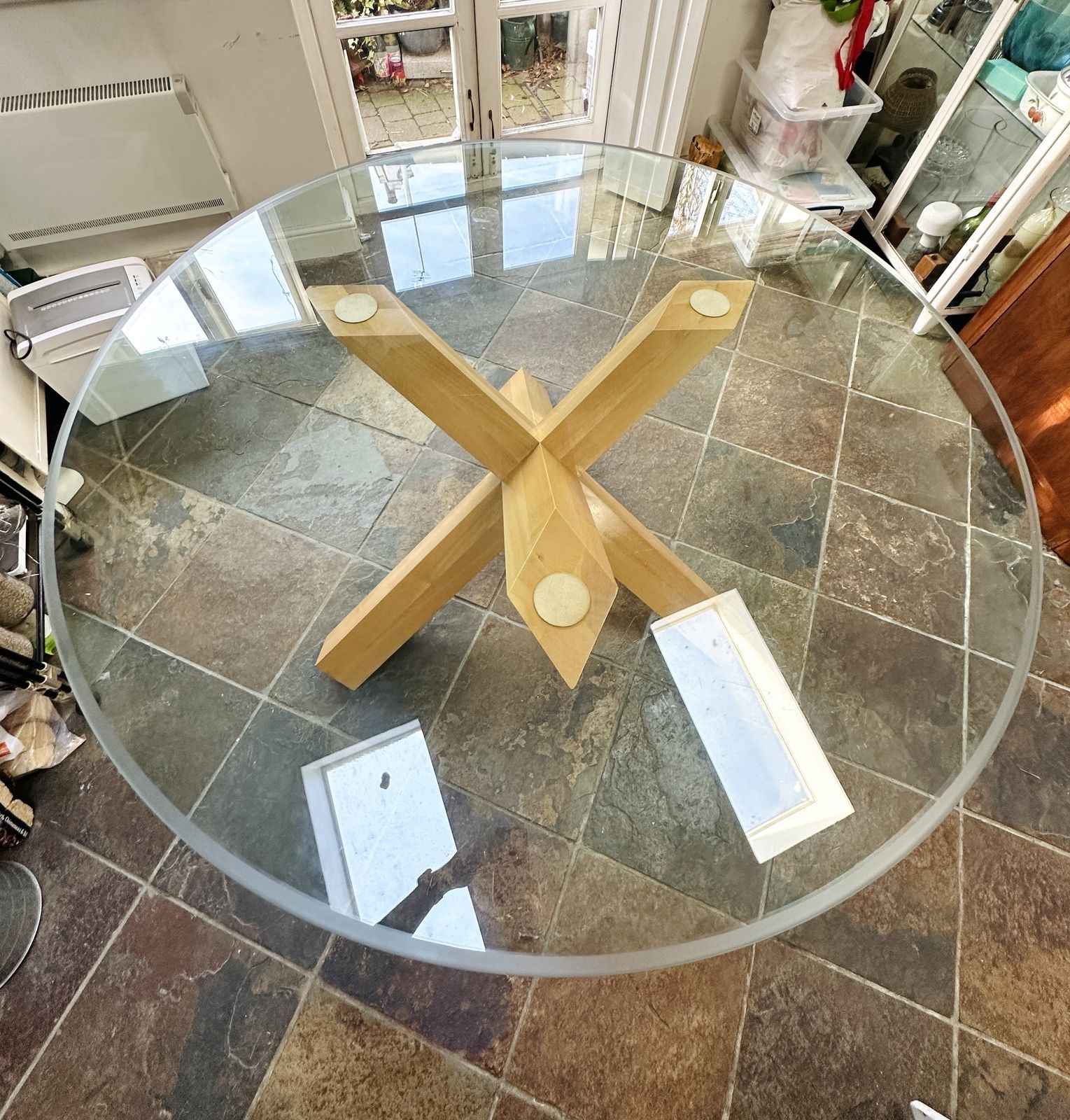 photo for sale La Rotonda Dining Table 1970’s Iconic By Mario Bellini By Cassini No Label