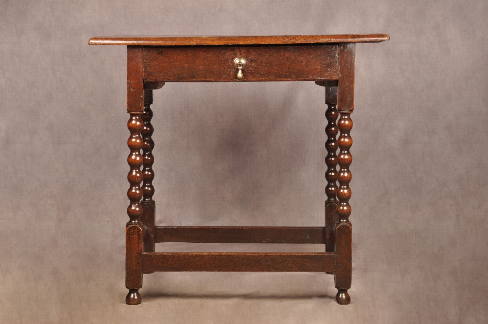 17th Century Oak Bobbin Turned Side Table photo buy