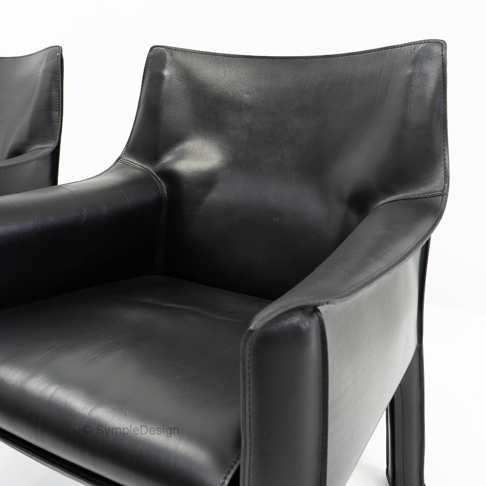 Cab 414 Armchairs By Mario Bellini For Cassina, Set Of 2 photo Furniture