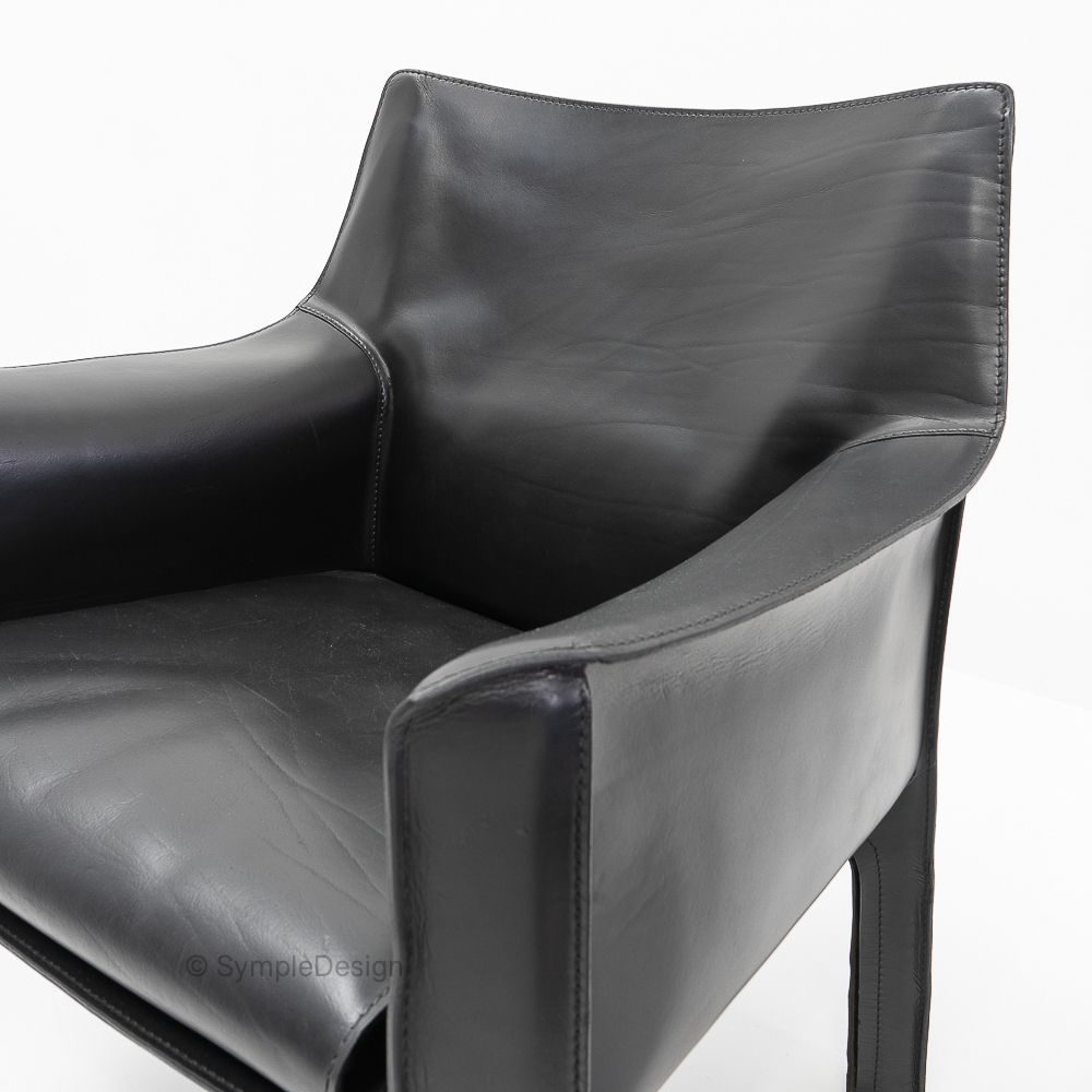 Cab 414 Armchairs By Mario Bellini For Cassina, Set Of 2 photo 5300.0