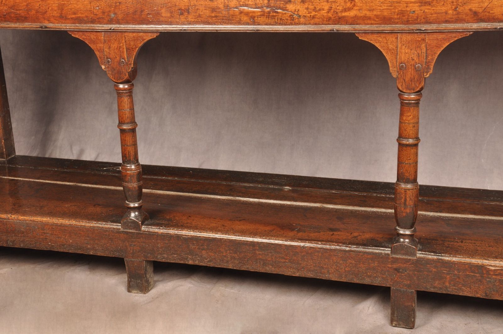 Furniture 18th Century Oak Pot Board Dresser photo