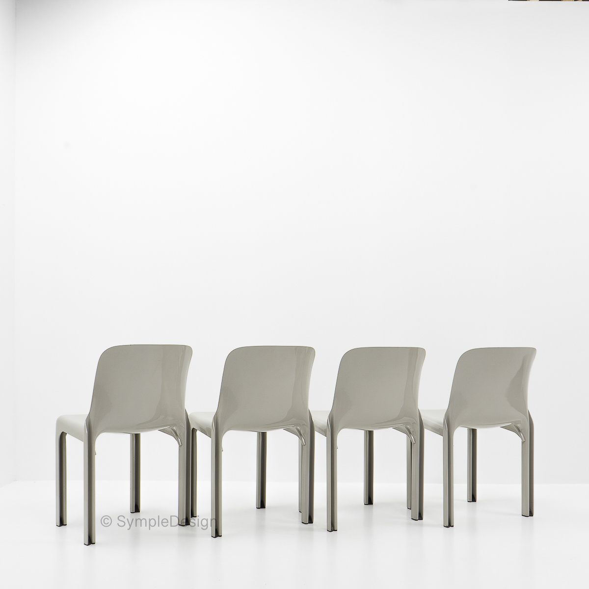 Selene Chairs By Vico Magistretti For Artemide, 1960s, Set Of 8 photo buy