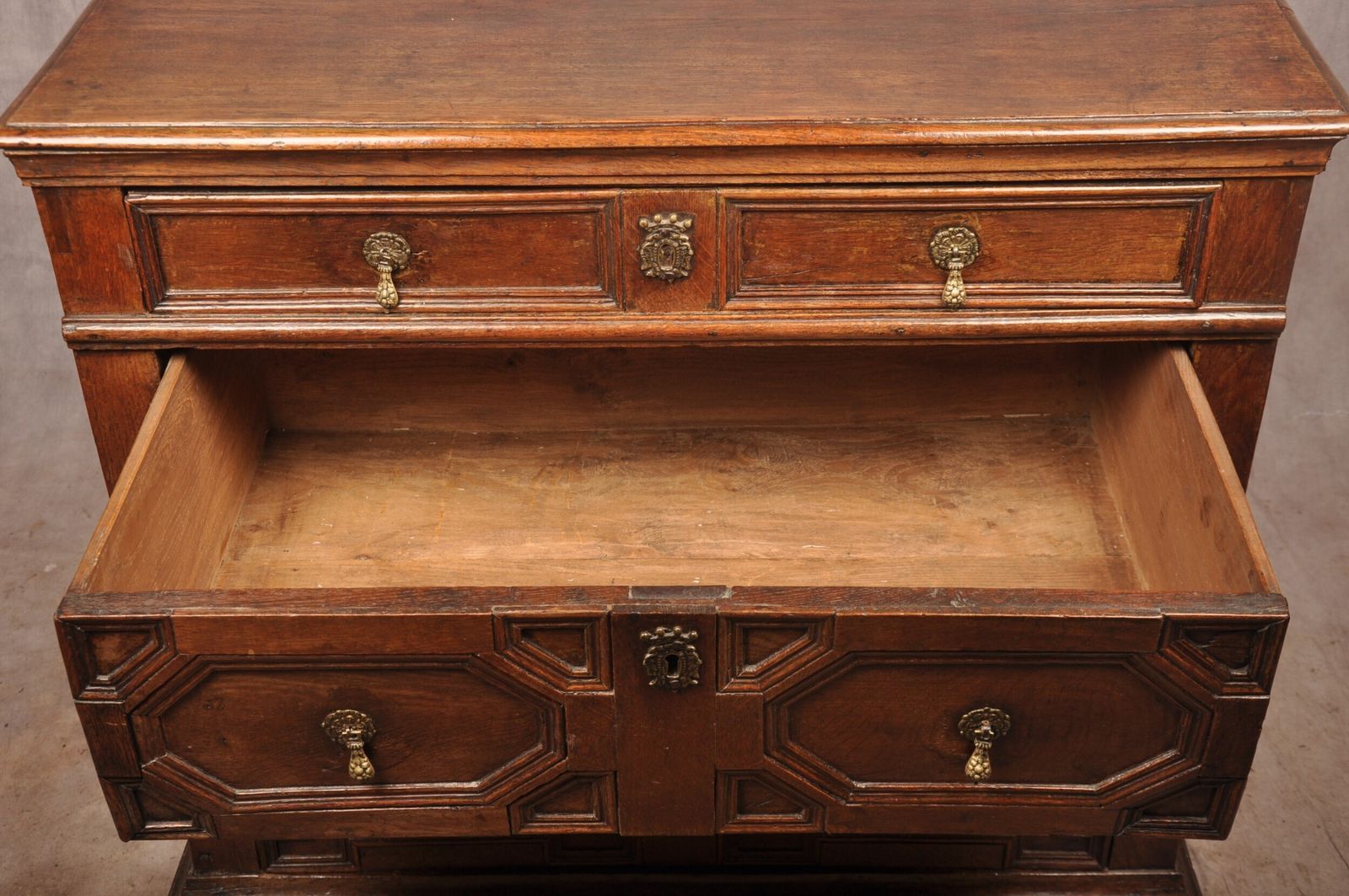 A Rare Charles II Oak Chest Of Drawers photo buy
