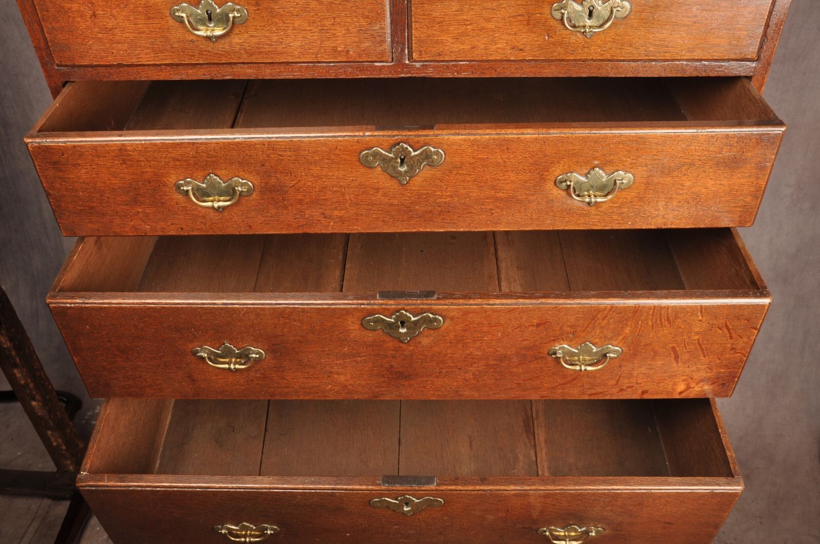 A Fine 18th Century George I Oak Chest On Stand photo buy