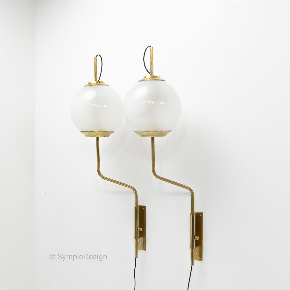 Lp 11 Pallone Sconces By Luigi Caccia Dominioni For Azucena, 1970s photo buy