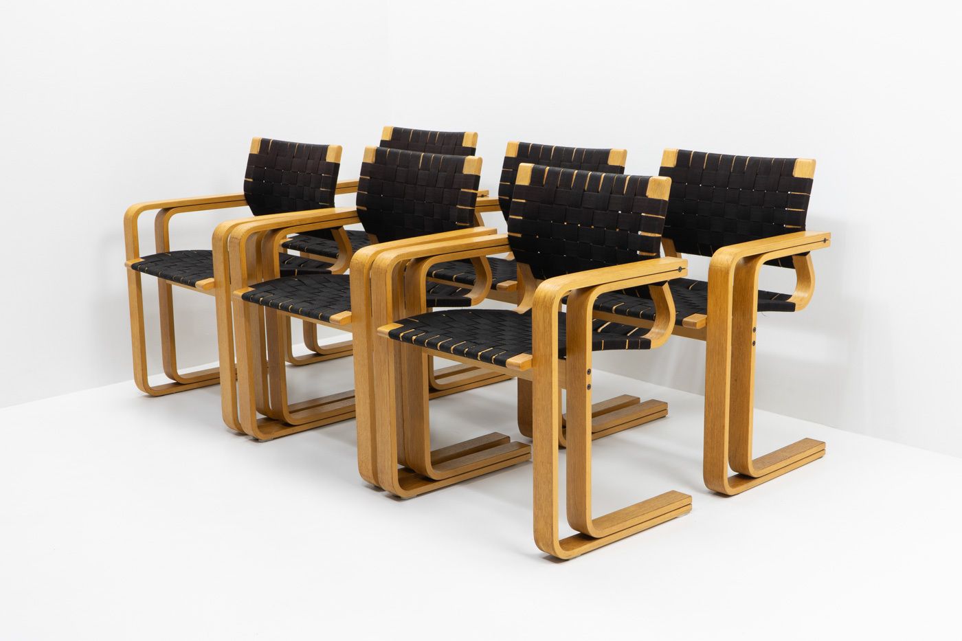 Thygesen & Olesen – 5331 Armchair, Set Of Six, 1980s photo for sale