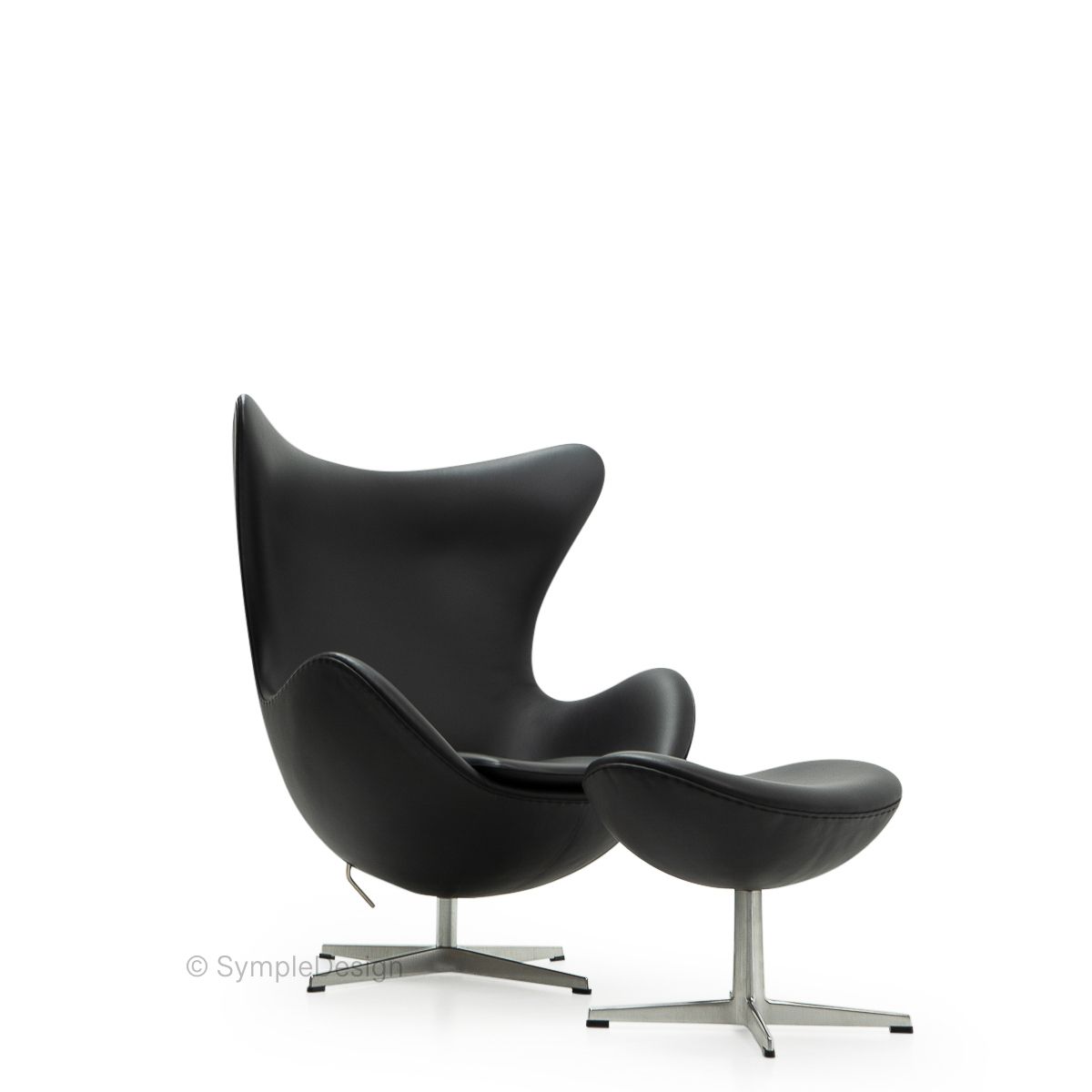 Egg Chair And Ottoman By Arne Jacobsen For Fritz Hansen, 2000s photo furniture