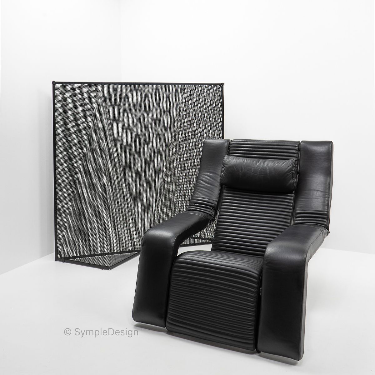 photo vinterior Post Modern Lounge Chair By Ammannati & Giampiero For Brunati, 1980s