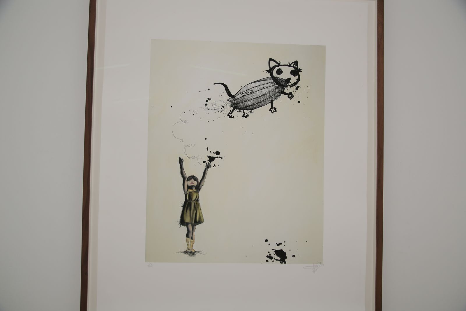 ‘And One Day Blimp Cat Floated Away’ Limited Print By Candice Tripp, 2008. photo 895.0
