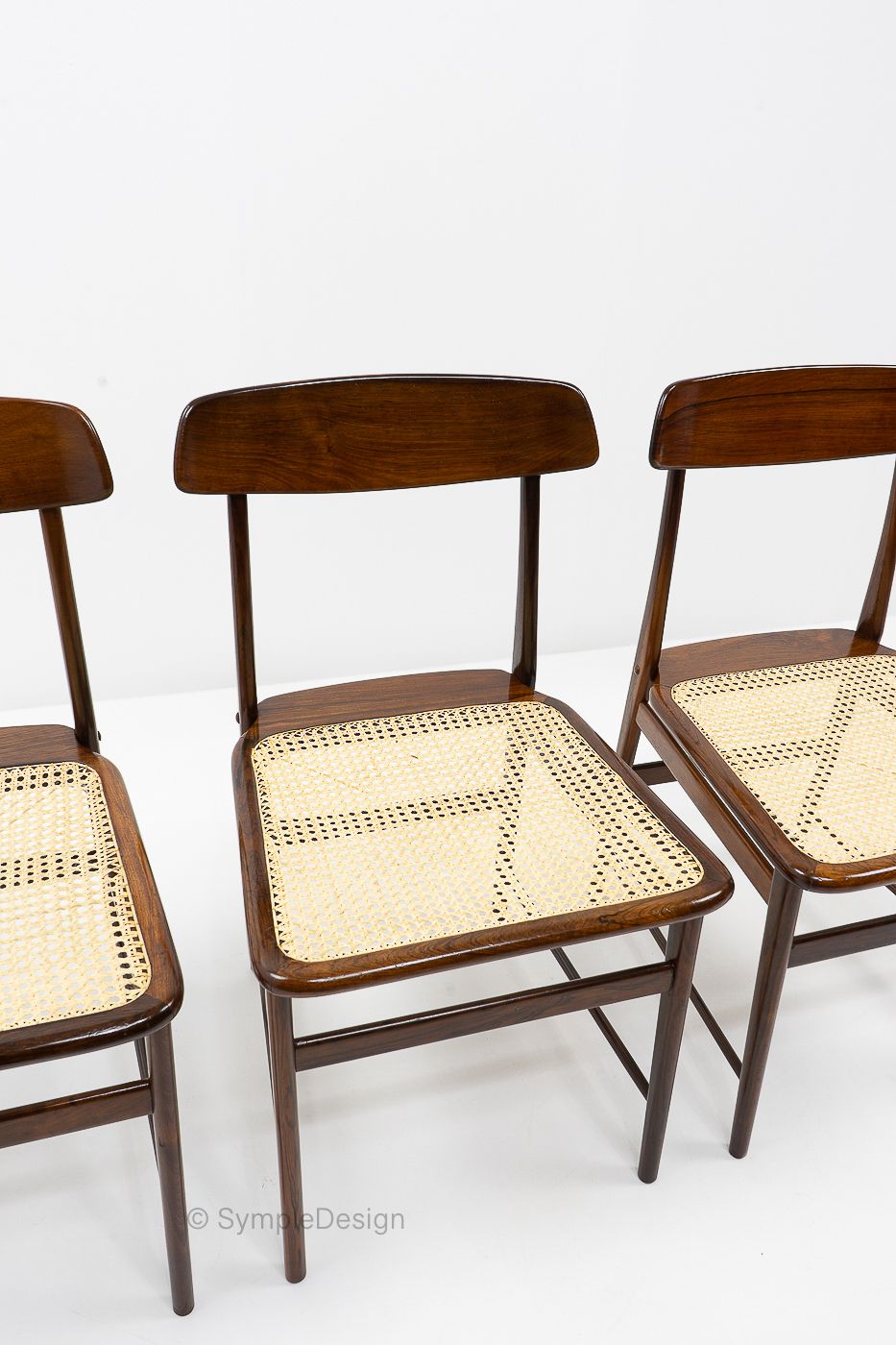 4500.0 Sergio Rodrigues, Lucio Chairs For Oca Brazil, 1950s photo