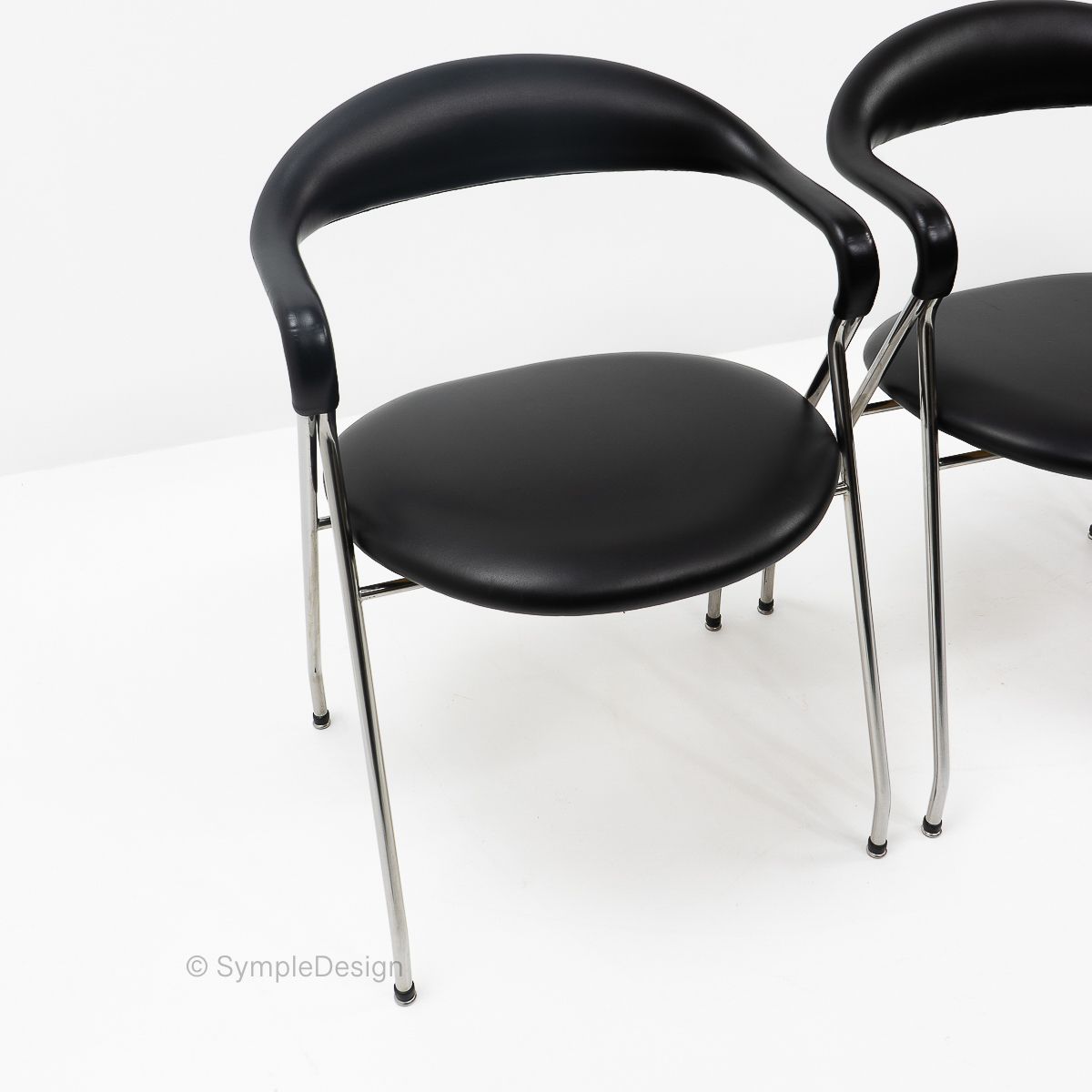 Swiss Design Classic Hans Eichenberger Saffa Chairs, Set Of Four, 1980s photo buy