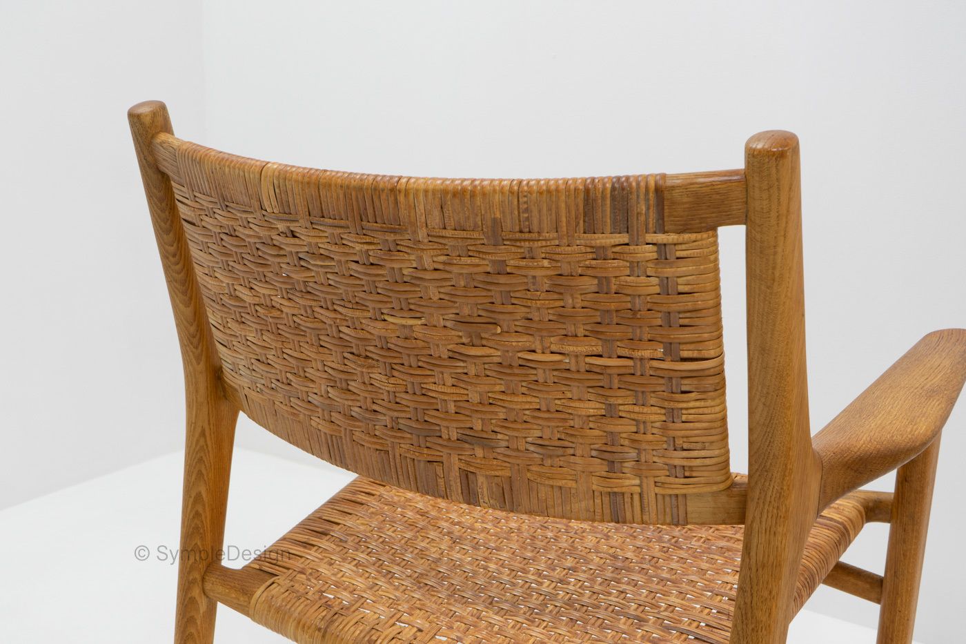 photo vinterior Hans Wegner Jh 516 Lounge Chairs For Johannes Hansen, 1950s