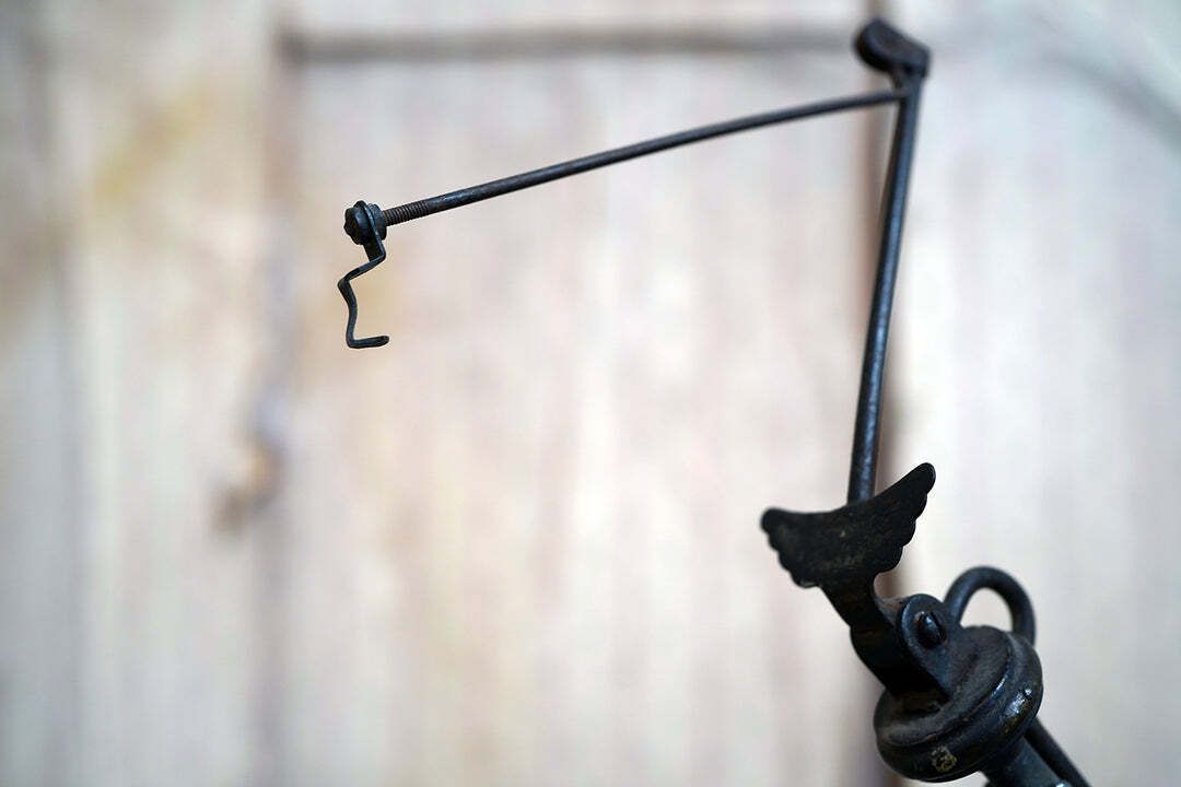 Home Decor A Unique Early Victorian Ebonised & Bobbin Turned Adjustable Telescopic Table Mirror C.1850 photo