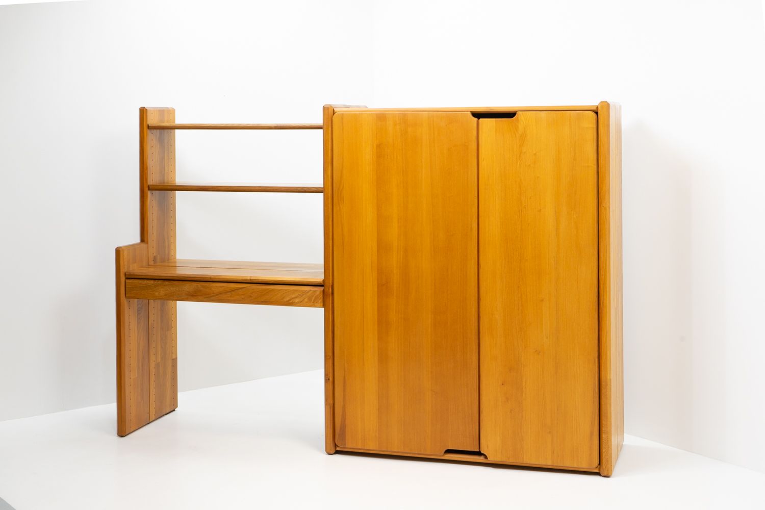 Go Desk And Bookcase By Pierre Chapo, France, 1980s photo Furniture