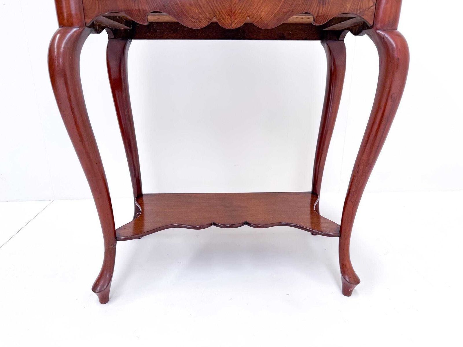 Antique Walnut Console Table With Drawer photo Furniture