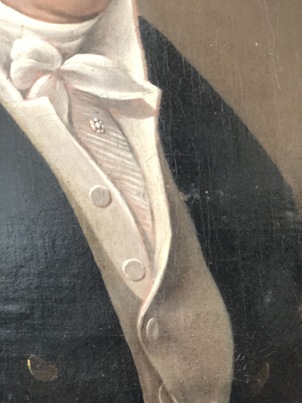photo for sale 19th Century Antique Oil  Portrait Painting Of A German Gentleman
