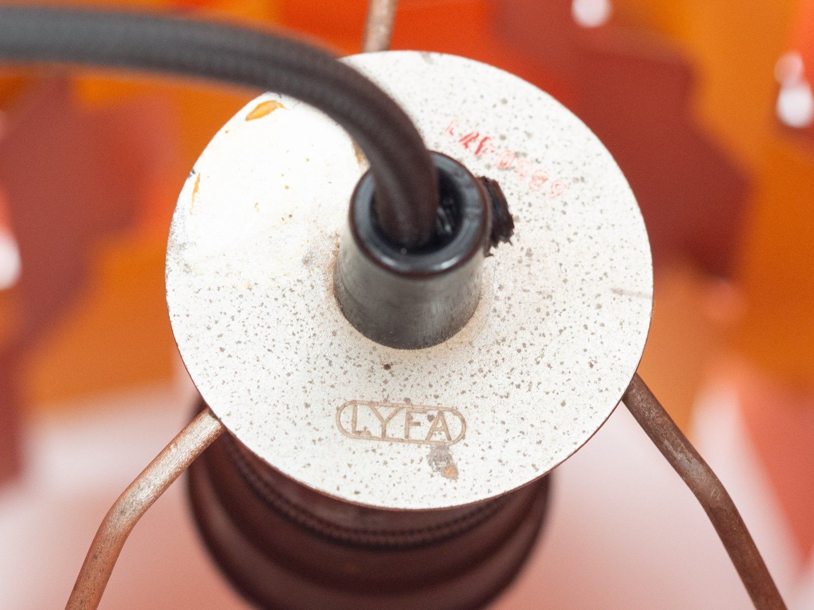 photo vintage Vintage Danish Facet Pop Lamp By Louis Weisdorf For Lyfa, 1972