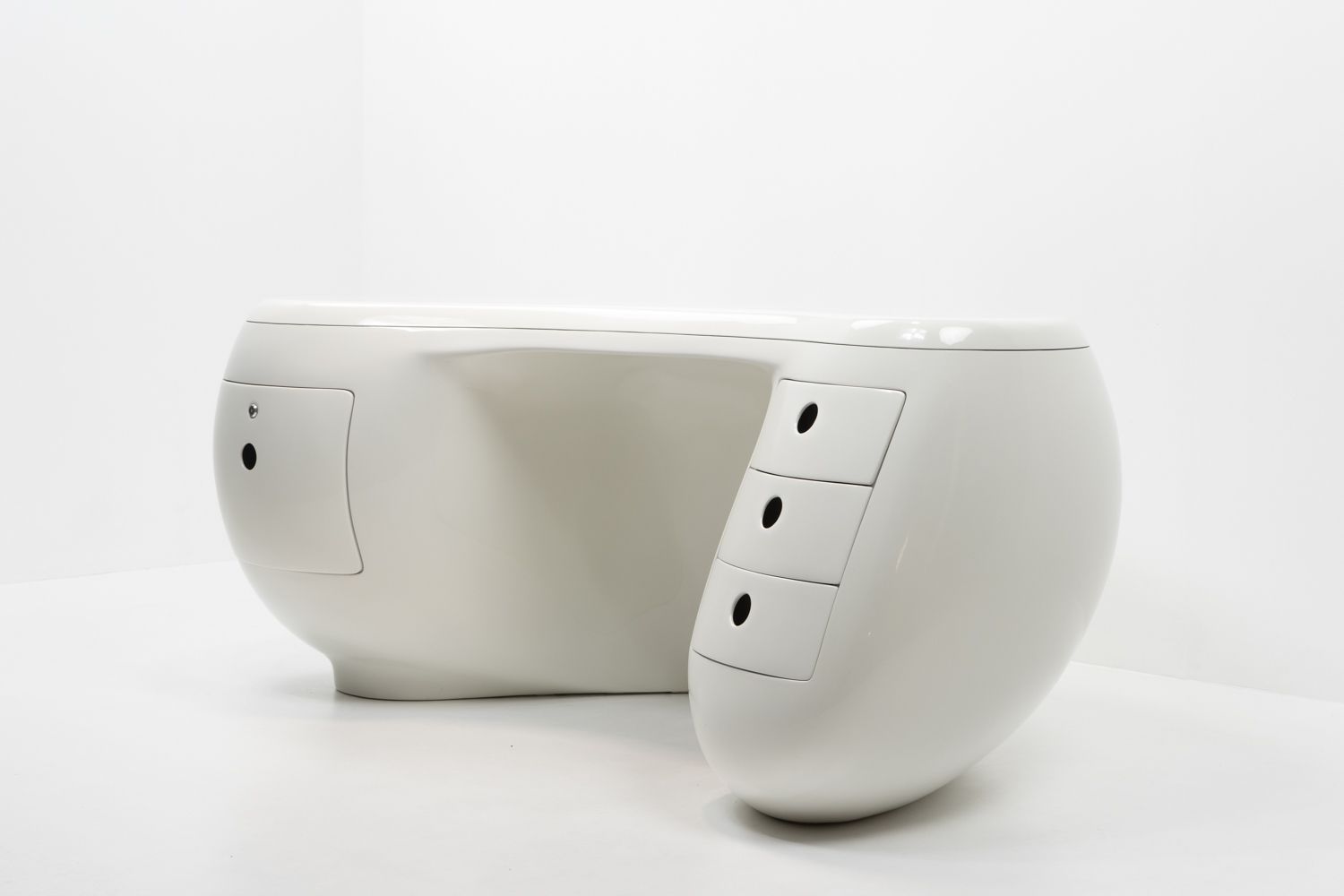 Maurice Calka “Boomerang” Desk By Leleu Deshays, France – 1970s photo Furniture