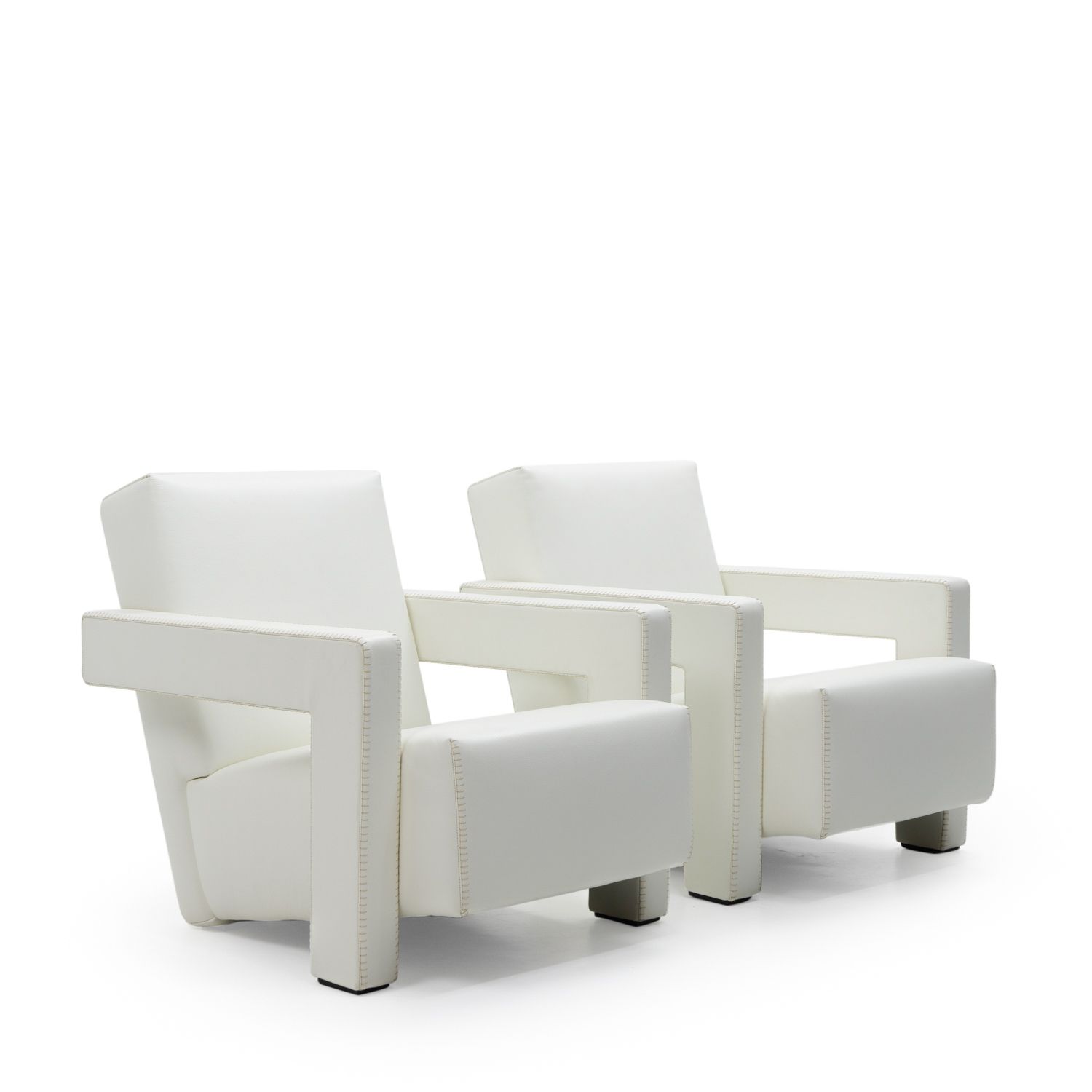 Gerrit Rietveld Utrecht Armchairs By Cassina, Set Of 2