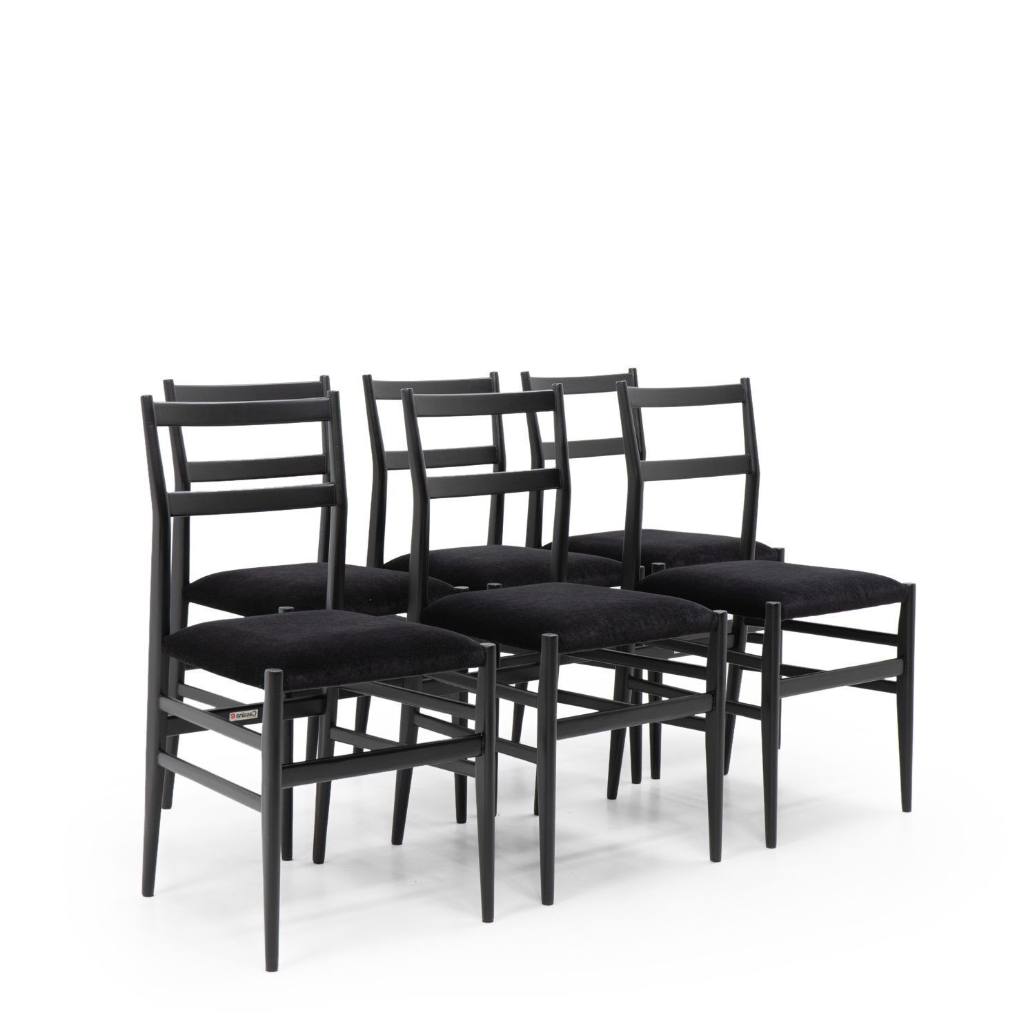Gio Ponti, Leggera Chairs For Cassina, 1970s – Set Of Six