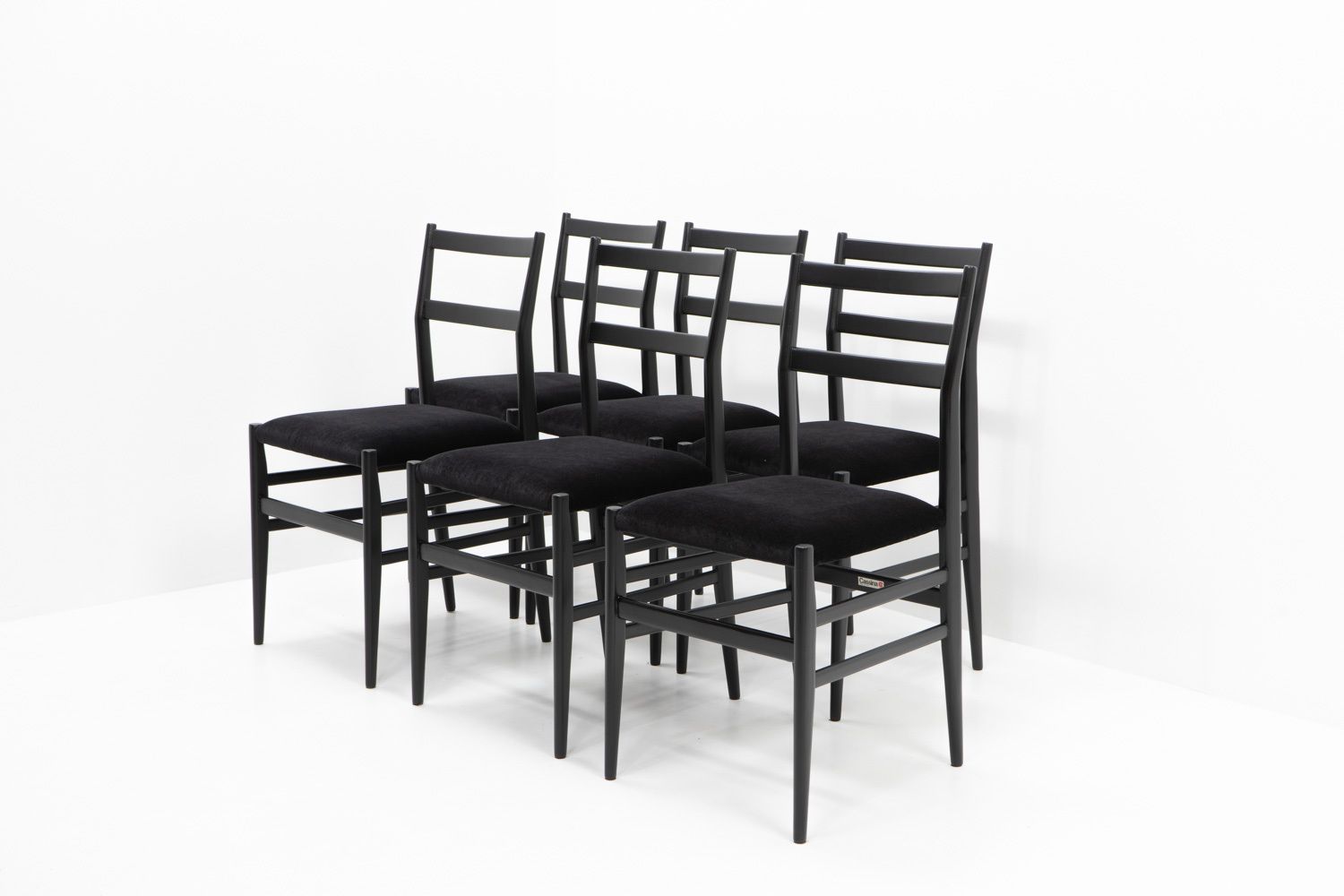 photo vintage Gio Ponti, Leggera Chairs For Cassina, 1970s – Set Of Six