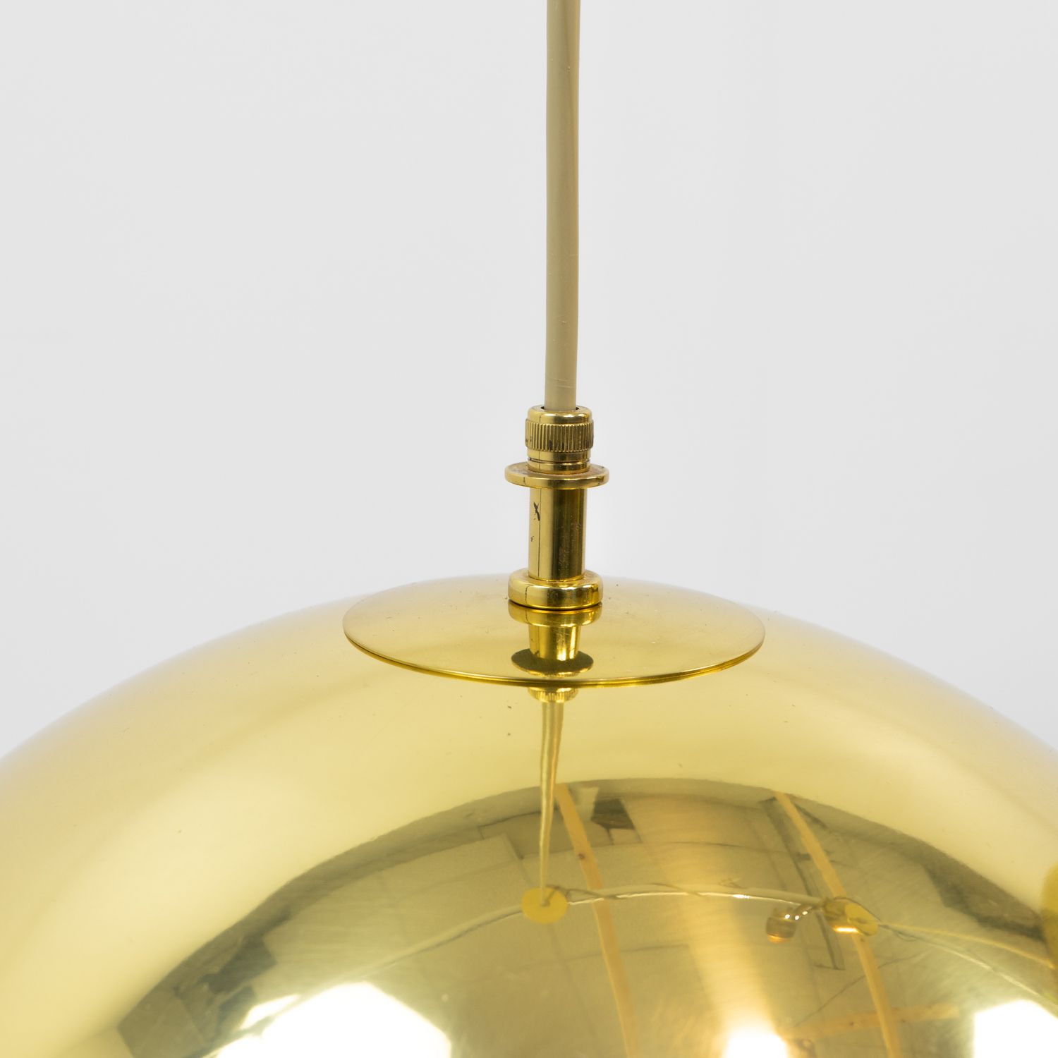 Lighting Vereinigte Werkstätte, Brass Pendants, Germany 1970s – Set Of 2 photo
