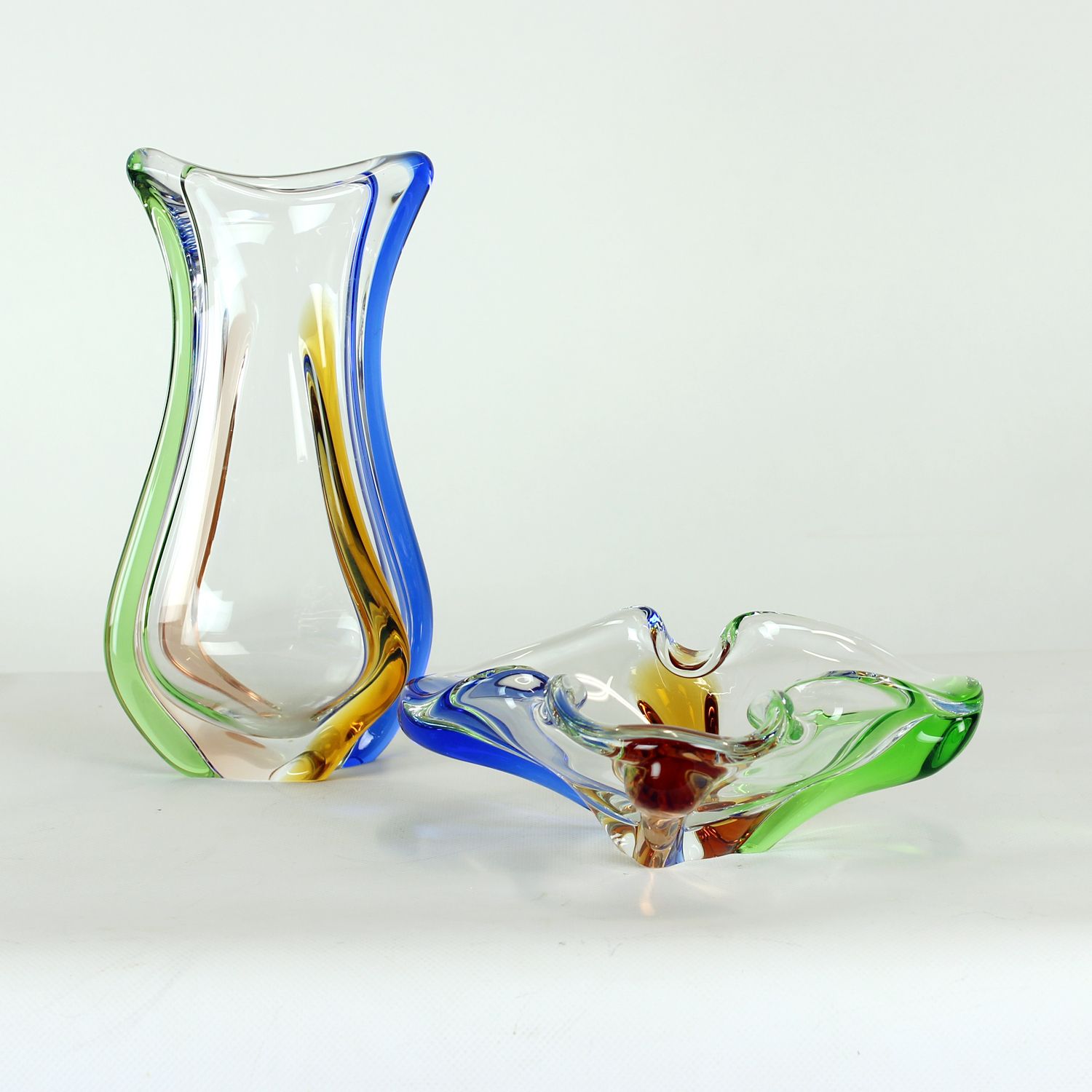 Design Art Rhapsody Collection Glass Bowl By Frantisek Zemek, Czechoslovakia 1960s photo furniture