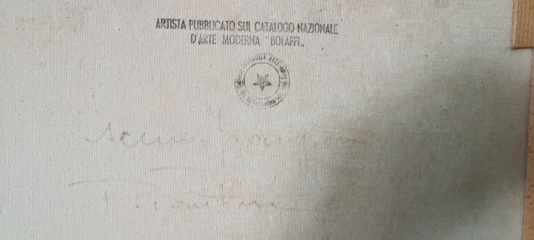 Art Dipinto Olio Su Tela Scena Parigina Pietro Pantino (1941 2020) photo