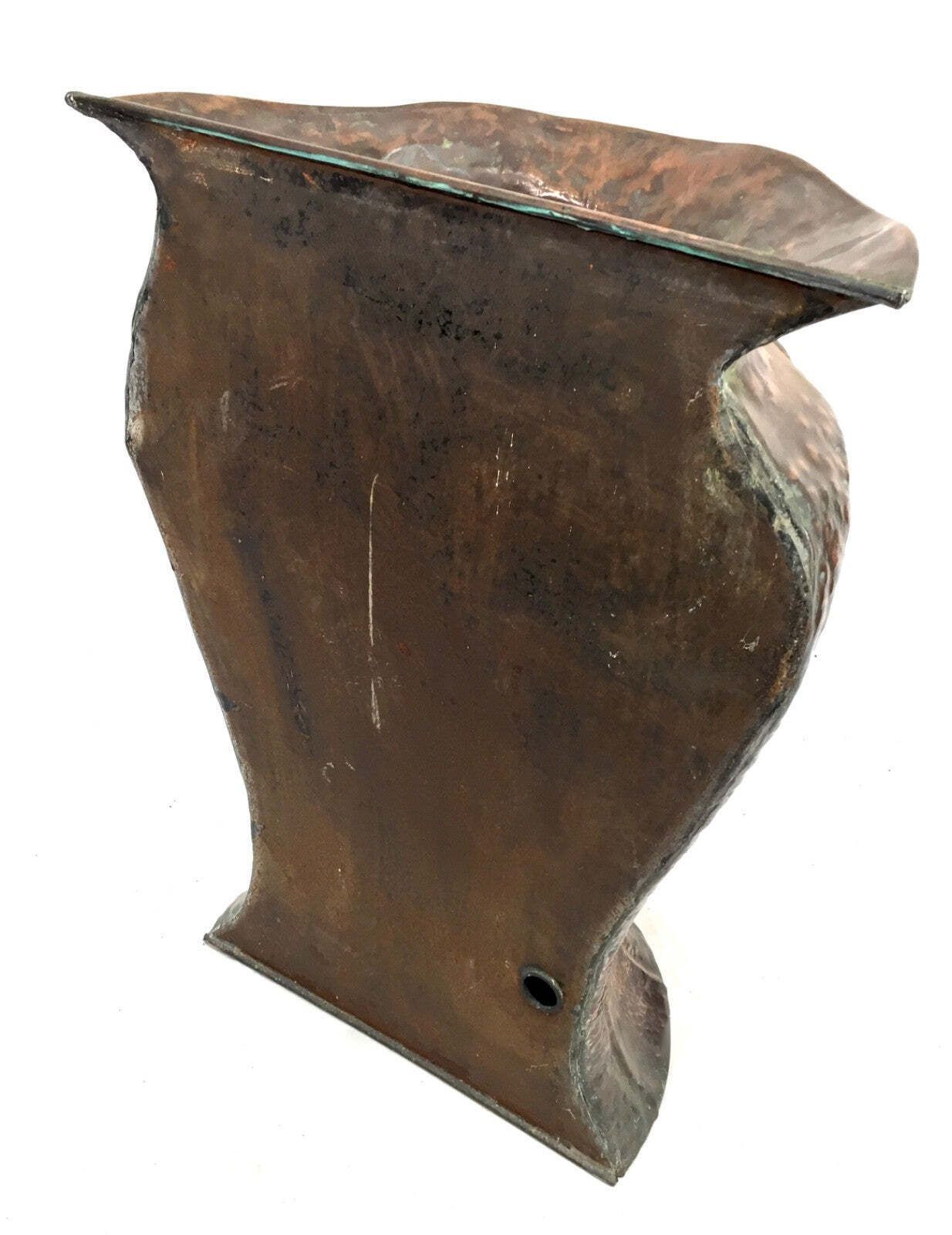photo furniture Antique Art Nouveau Large Floor Standing Copper Stick Stand Umbrella Holder 1900