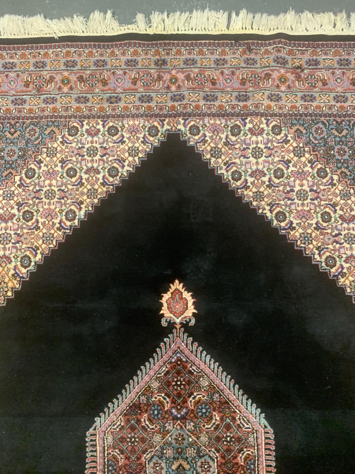 Black Vintage Rug, Geometric Rug Medallion Carpet, Home Interior Livingroom Rug photo vinterior
