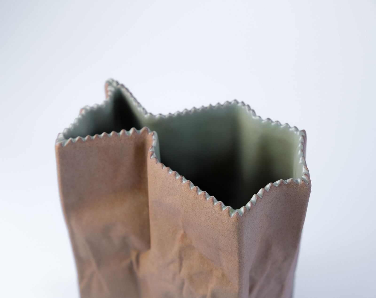 photo furniture Mid Century Tapio Wirkkala “Paper Bag" Vase For Rosenthal, Germany C.1970s