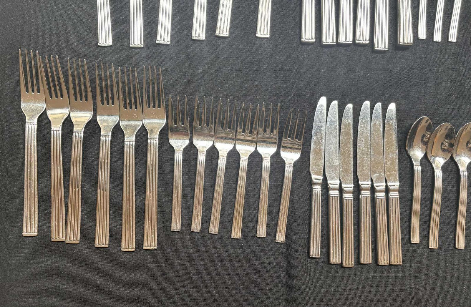 Set Of 42 Flatware Cutlery French Classic Decor Modern Style For 6 Couple Gift Wedding Gift photo vinterior