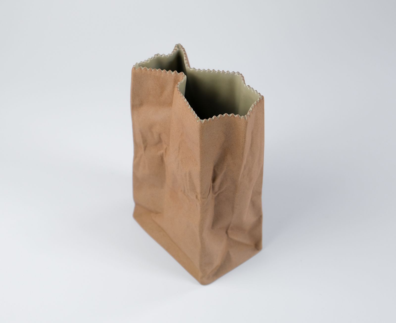 Mid Century Tapio Wirkkala “Paper Bag" Vase For Rosenthal, Germany C.1970s photo for sale