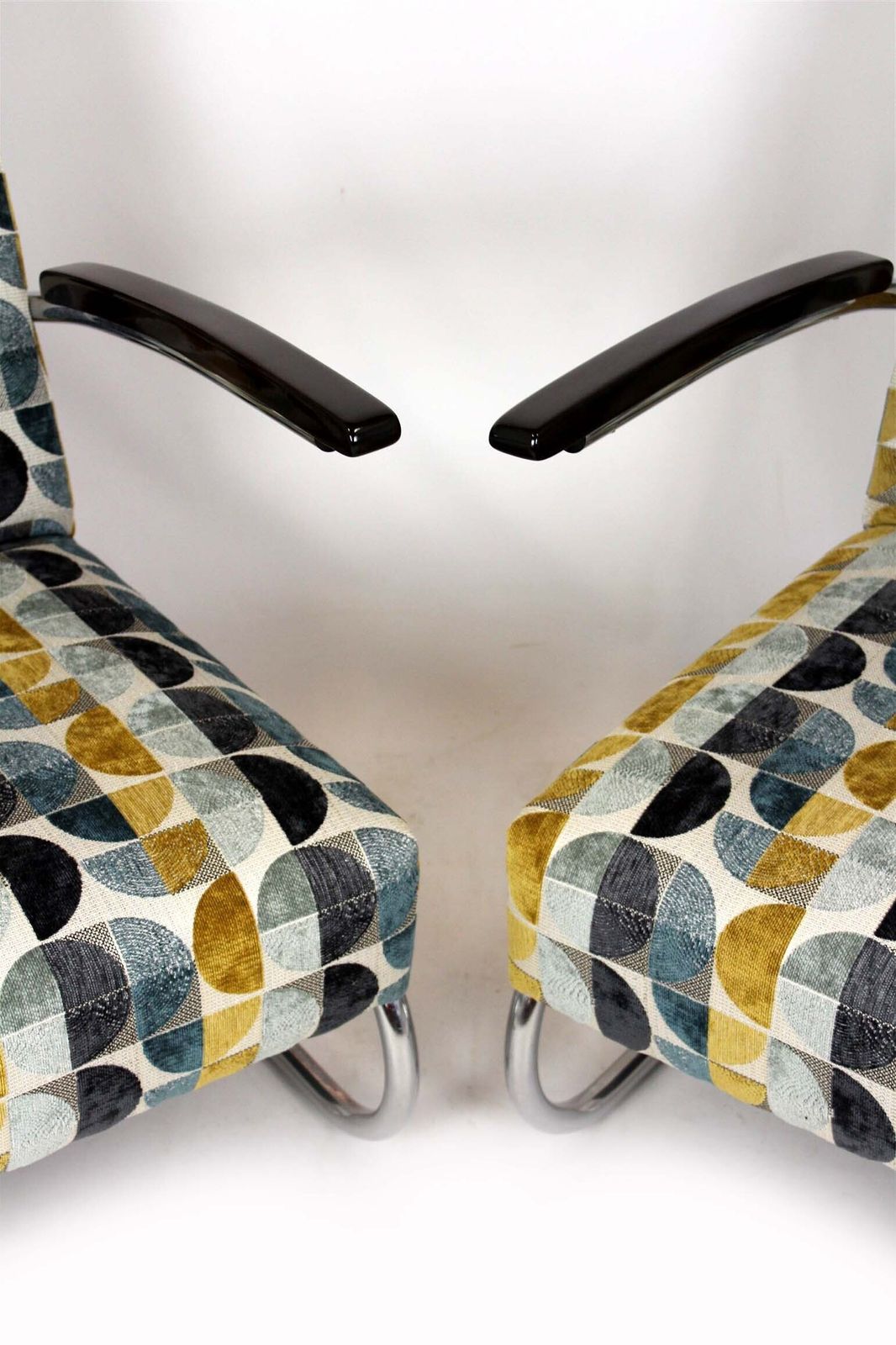 Restored Bauhaus Tubular Armchairs By W. H. Gispen For Mücke Melder, 1930s, Set Of 2 photo furniture