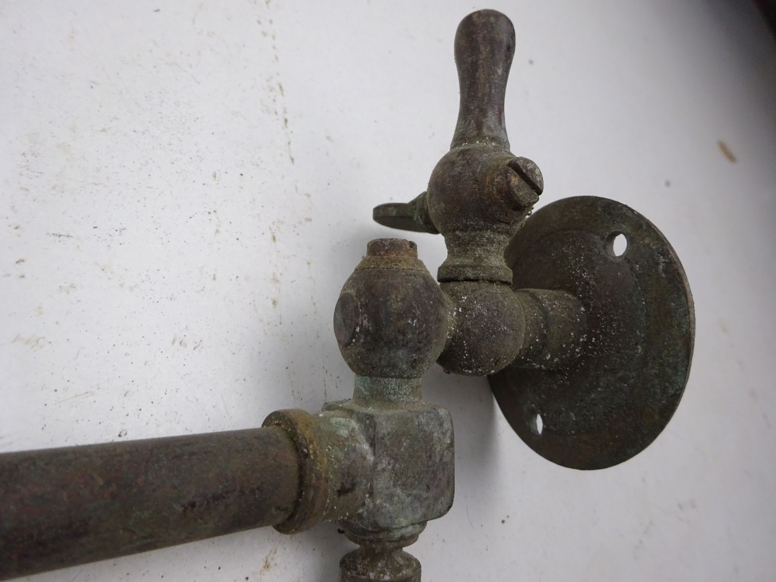 3 Antique Wall Gas Lights For Restoration (As Seen) photo for sale