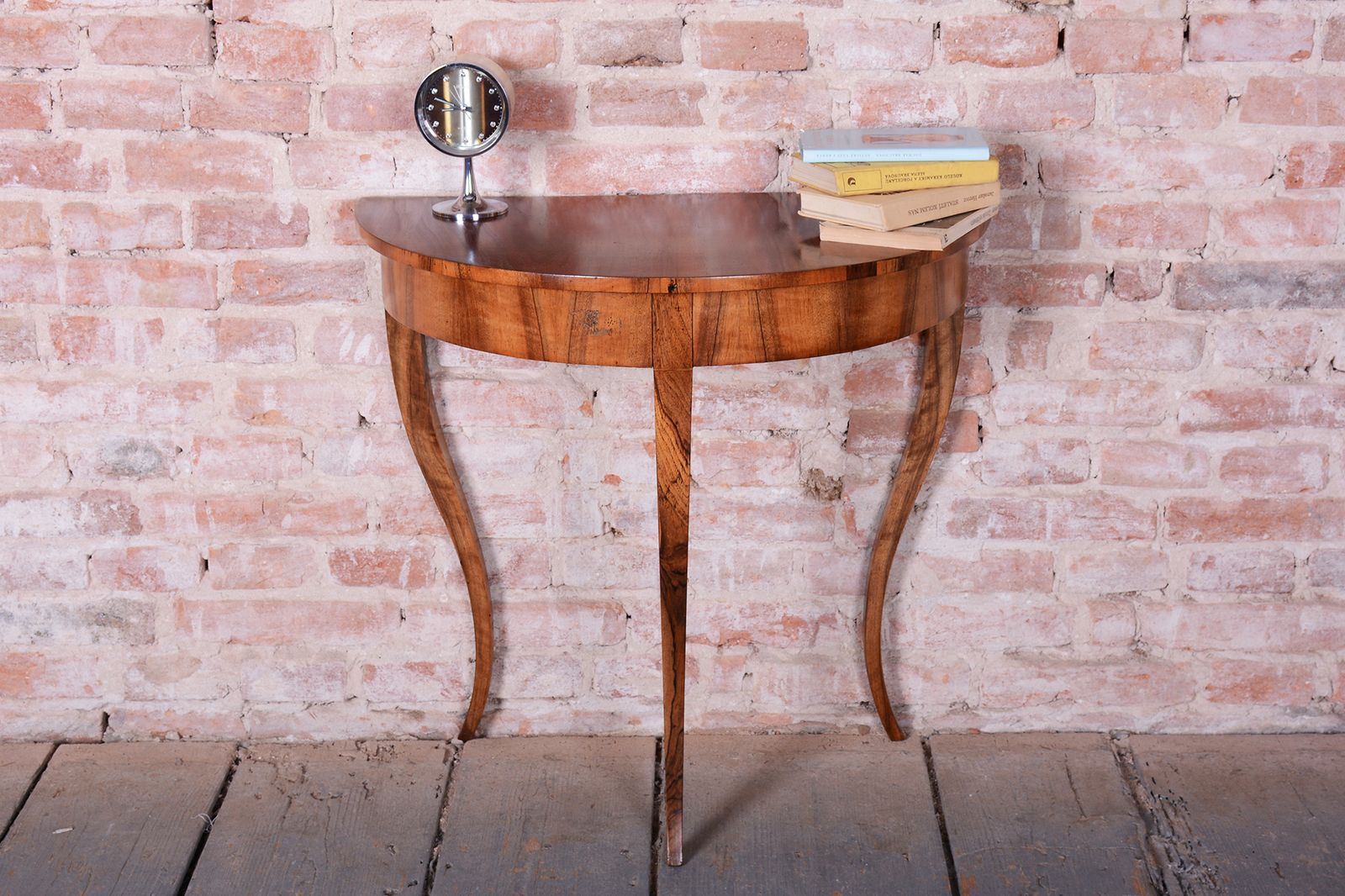 photo furniture Restored Biedermeier Side Table, Walnut, Revived Polish, Austria 1820s