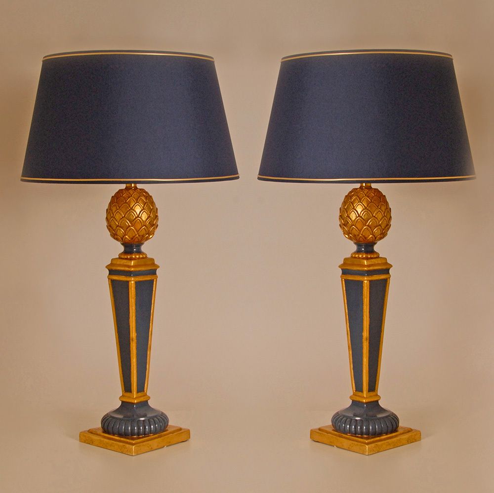 Vintage French High End Table Lamps From Maison Charles, 1970s, Set Of 2