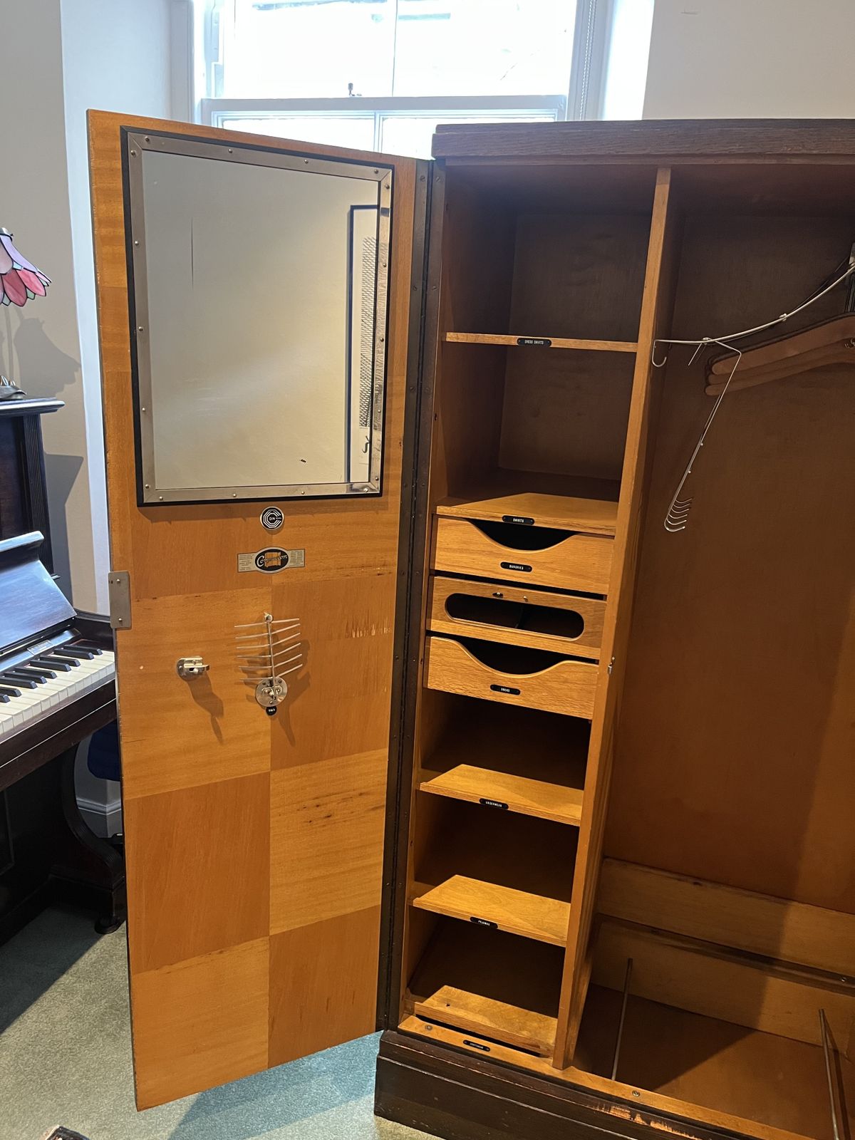 Vintage 1950s Compactom Gentleman’s Wardrobe – Dn Model photo furniture