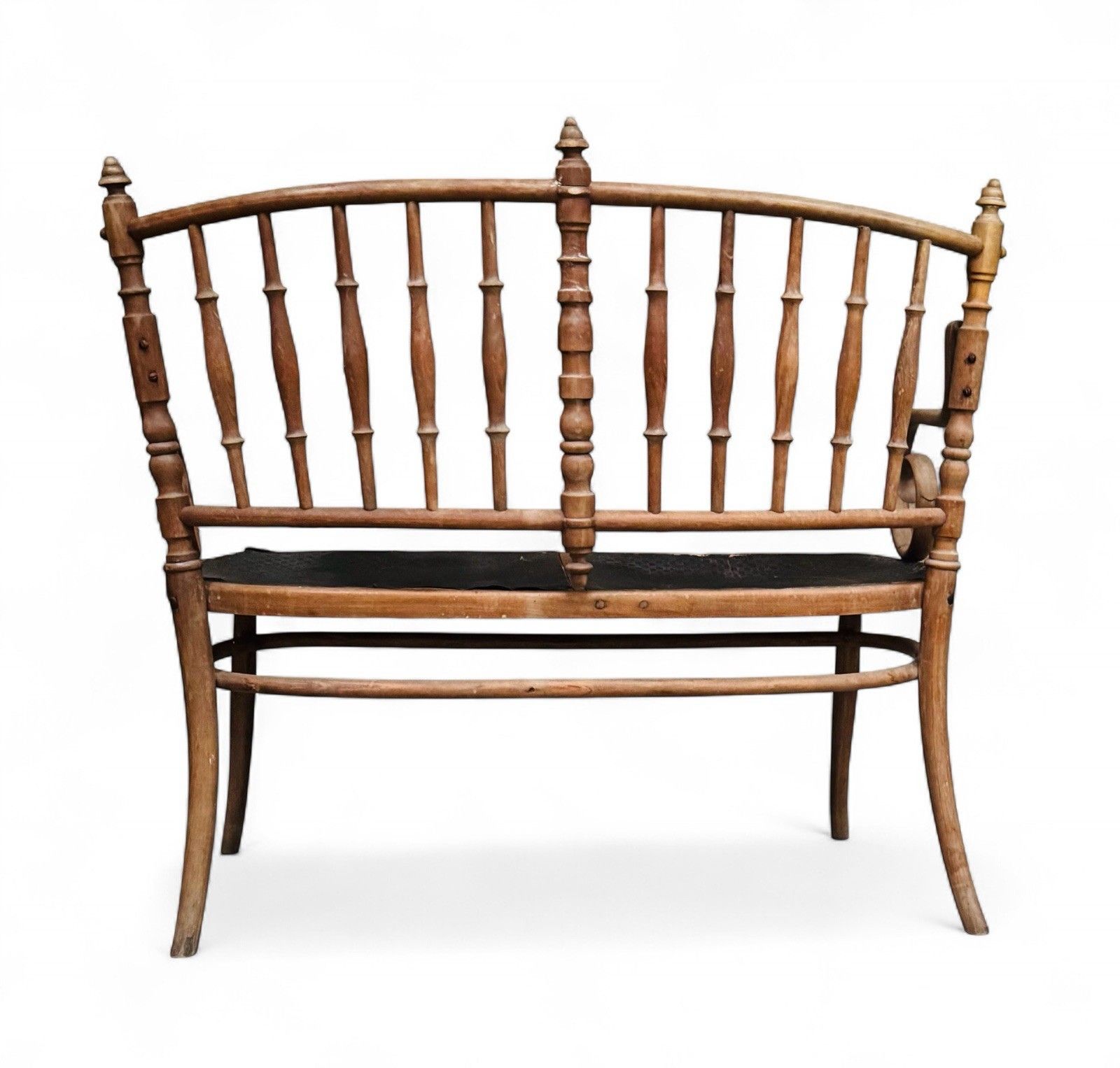 Antique Bentwood Sofa Thonet Style C1920s Elegant photo for sale