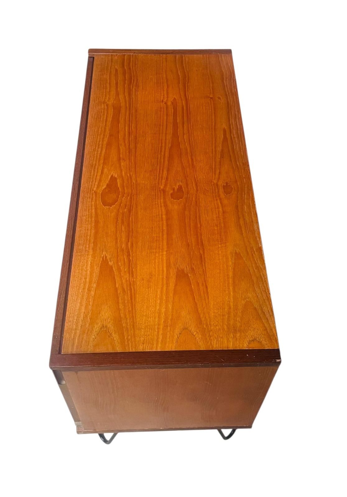 Teak Beaver And Tapley Cupboard Media Unit Mid Century Retro  Hair Pin Legs photo 195.0