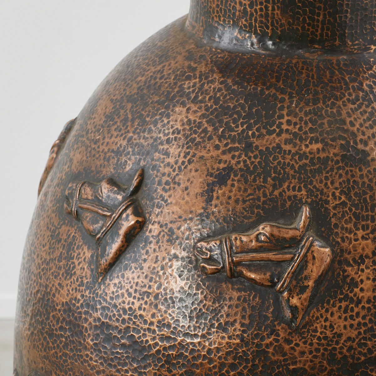 Angelo Bragalini Large Vase In Copper Italy, 1950s photo furniture