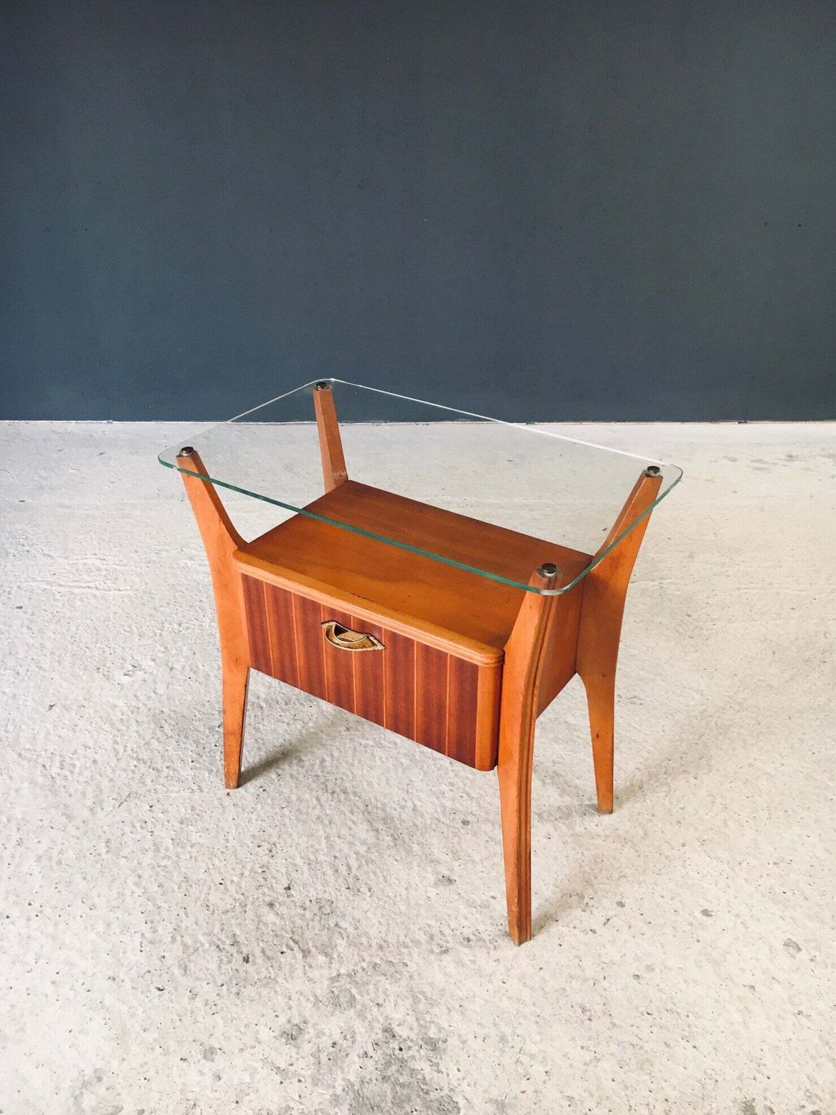 Midcentury Design Bedside Table By Gio Ponti For La Permanente Mobili Cantu, Italy 1950's photo buy