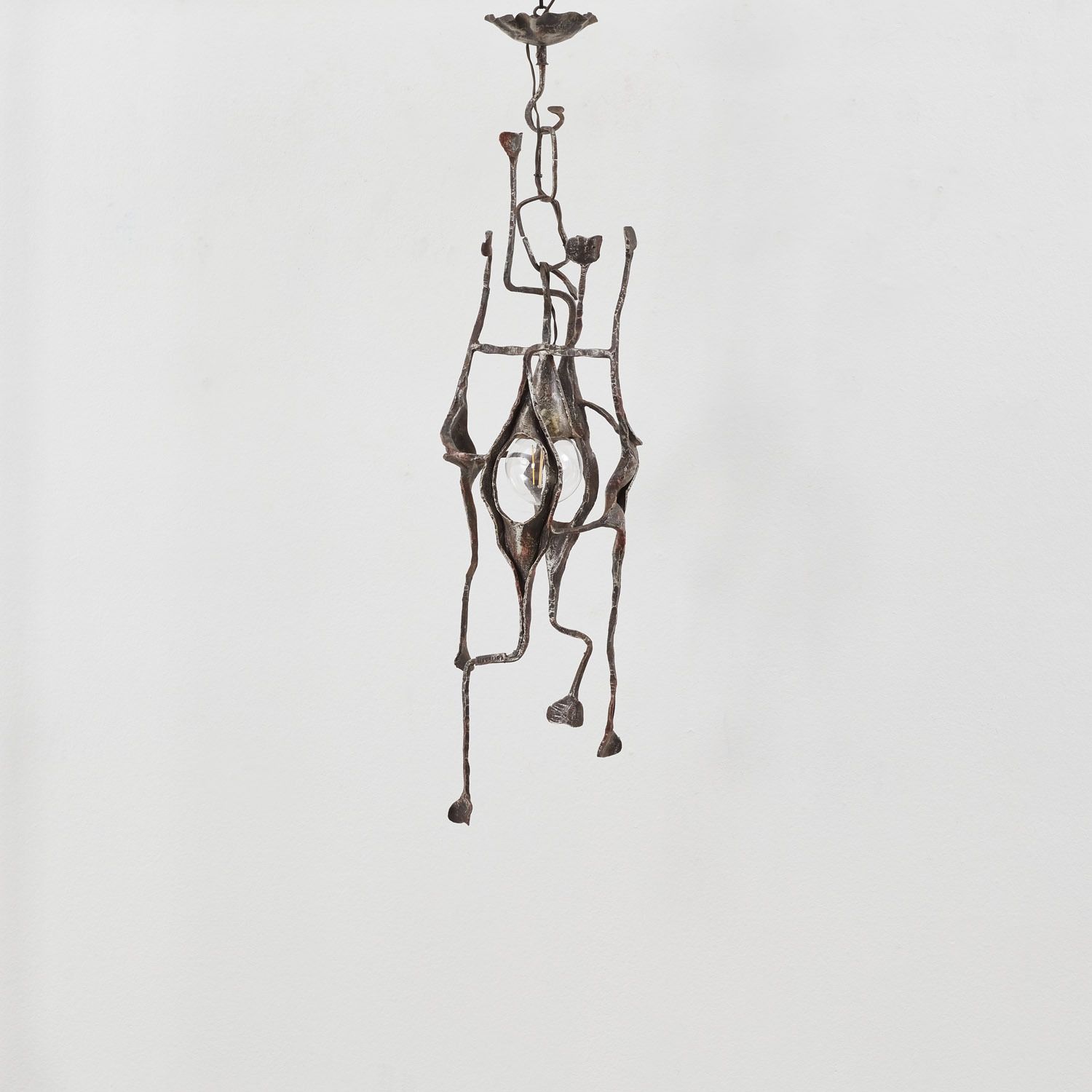 Salvino Marsura Seed Pod Chandelier Treviso, Italy, 1980s