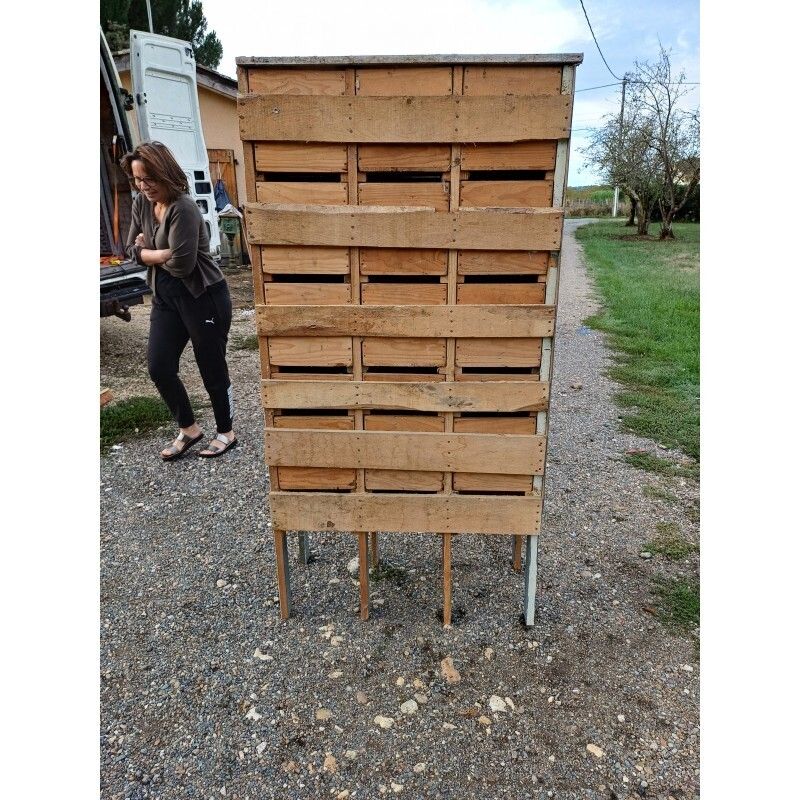 Industrial Wooden Furniture With 30 Drawers photo for sale