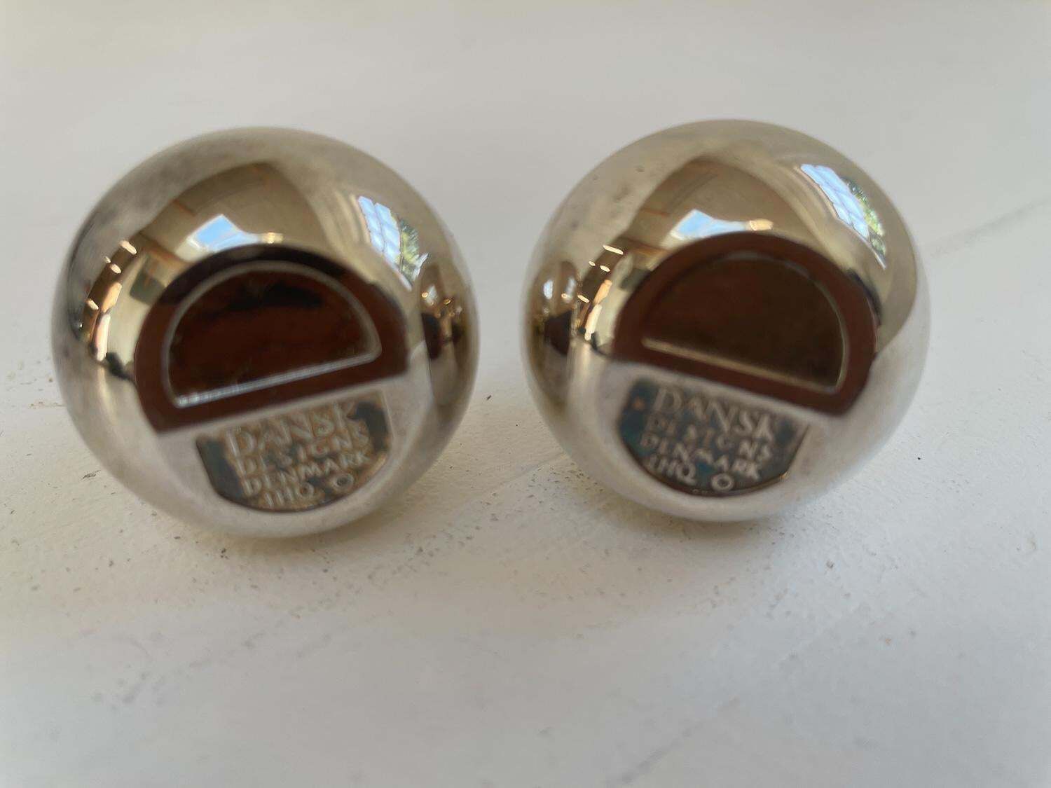 Danish Onion Candle Holders In Gift Box By Jens H. Quistgaard 1960s, Set Of 2. photo buy