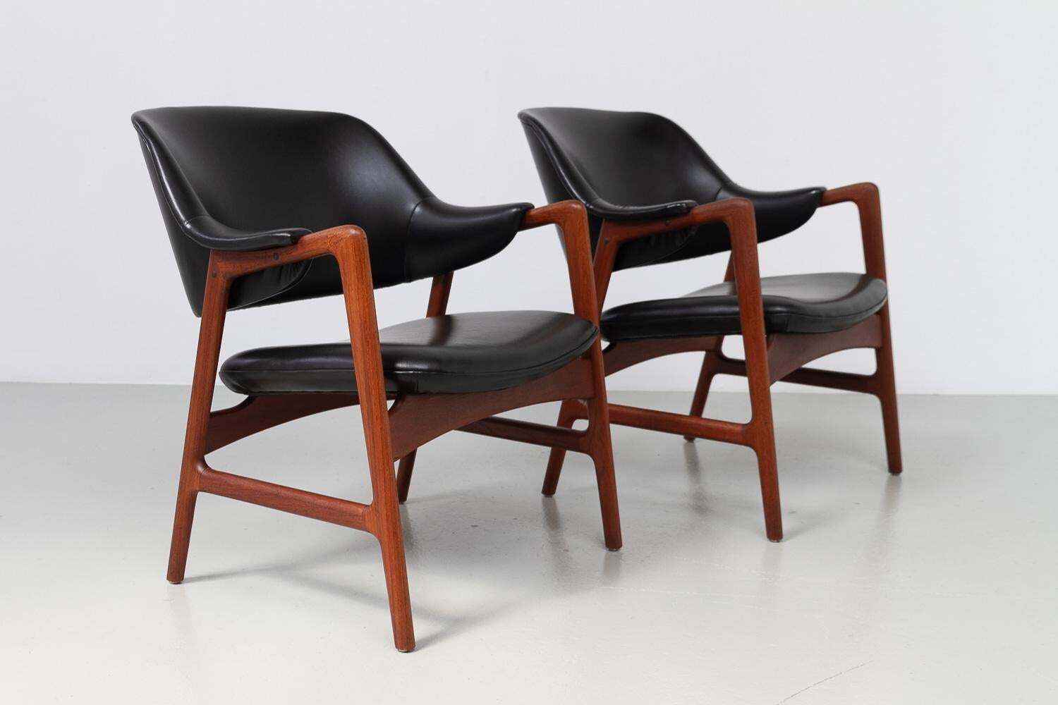 Ingmar Relling "Junior" Teak Armchairs For Vsm, 1950s. Set Of 2. photo furniture