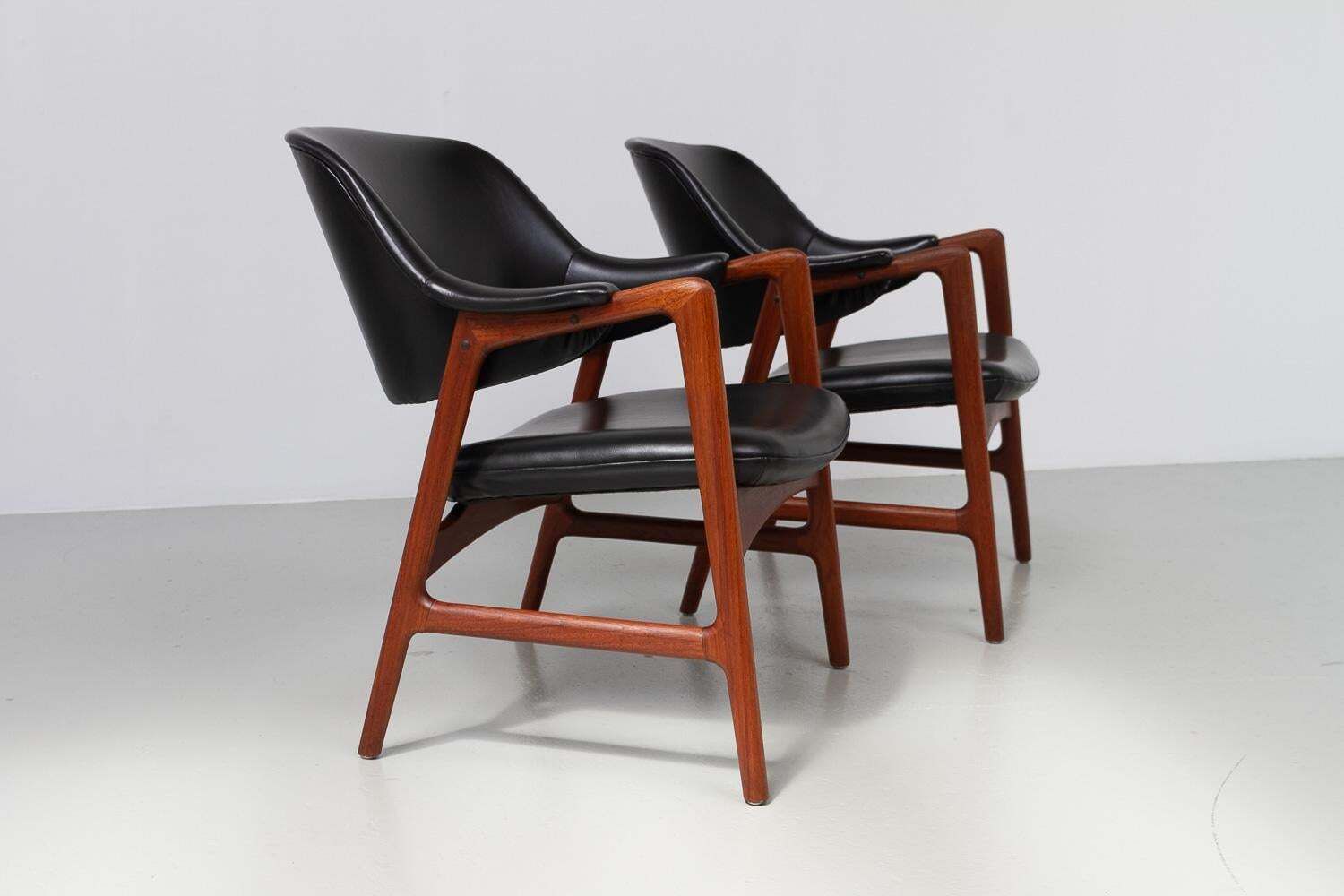 Ingmar Relling "Junior" Teak Armchairs For Vsm, 1950s. Set Of 2. photo for sale