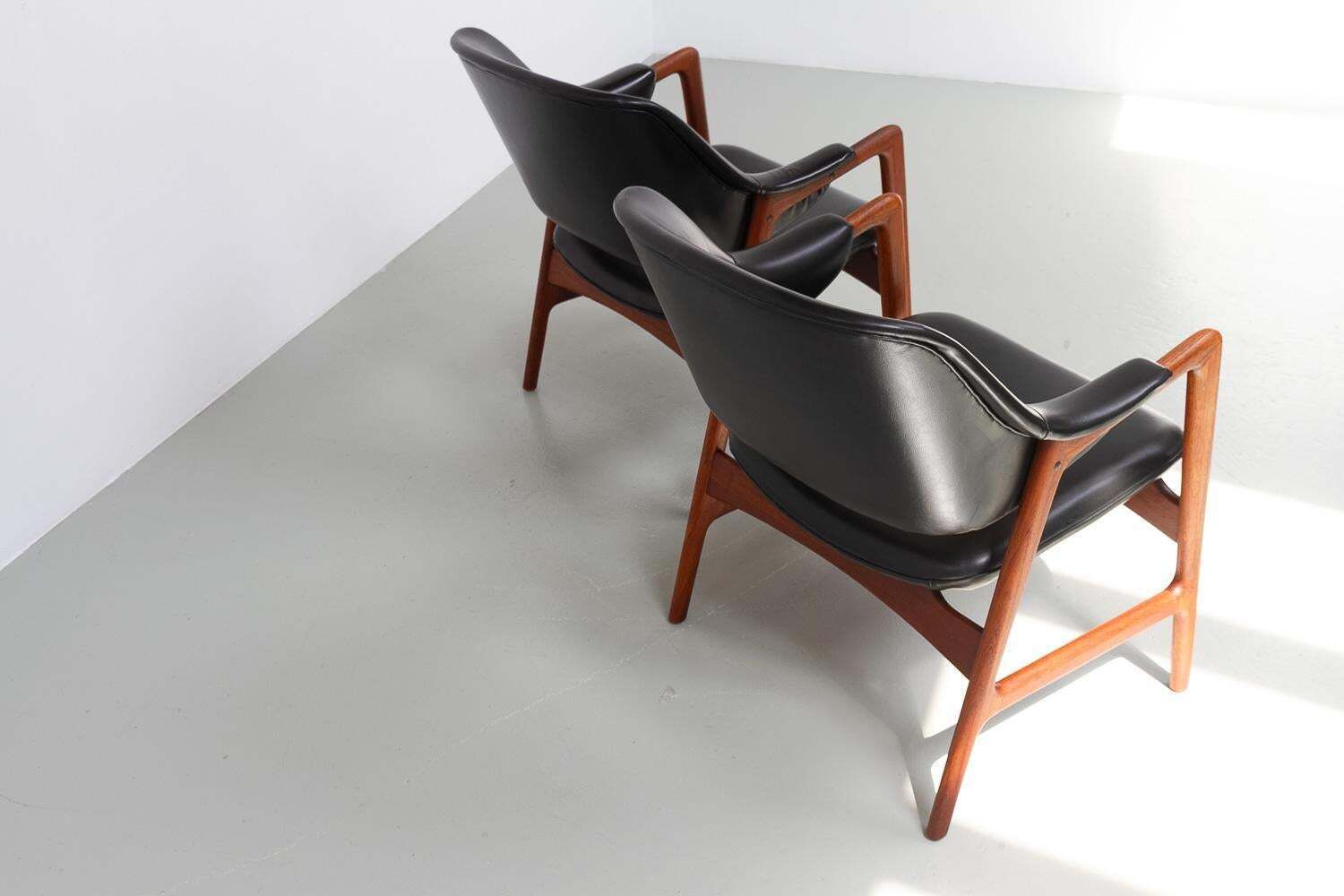Ingmar Relling "Junior" Teak Armchairs For Vsm, 1950s. Set Of 2. photo vintage